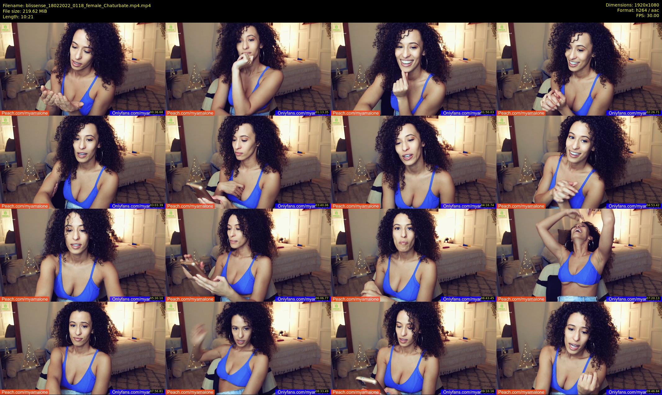 blissense — 11 minute Chaturbate female cam show recording, 1080p, Feb 18, 2022