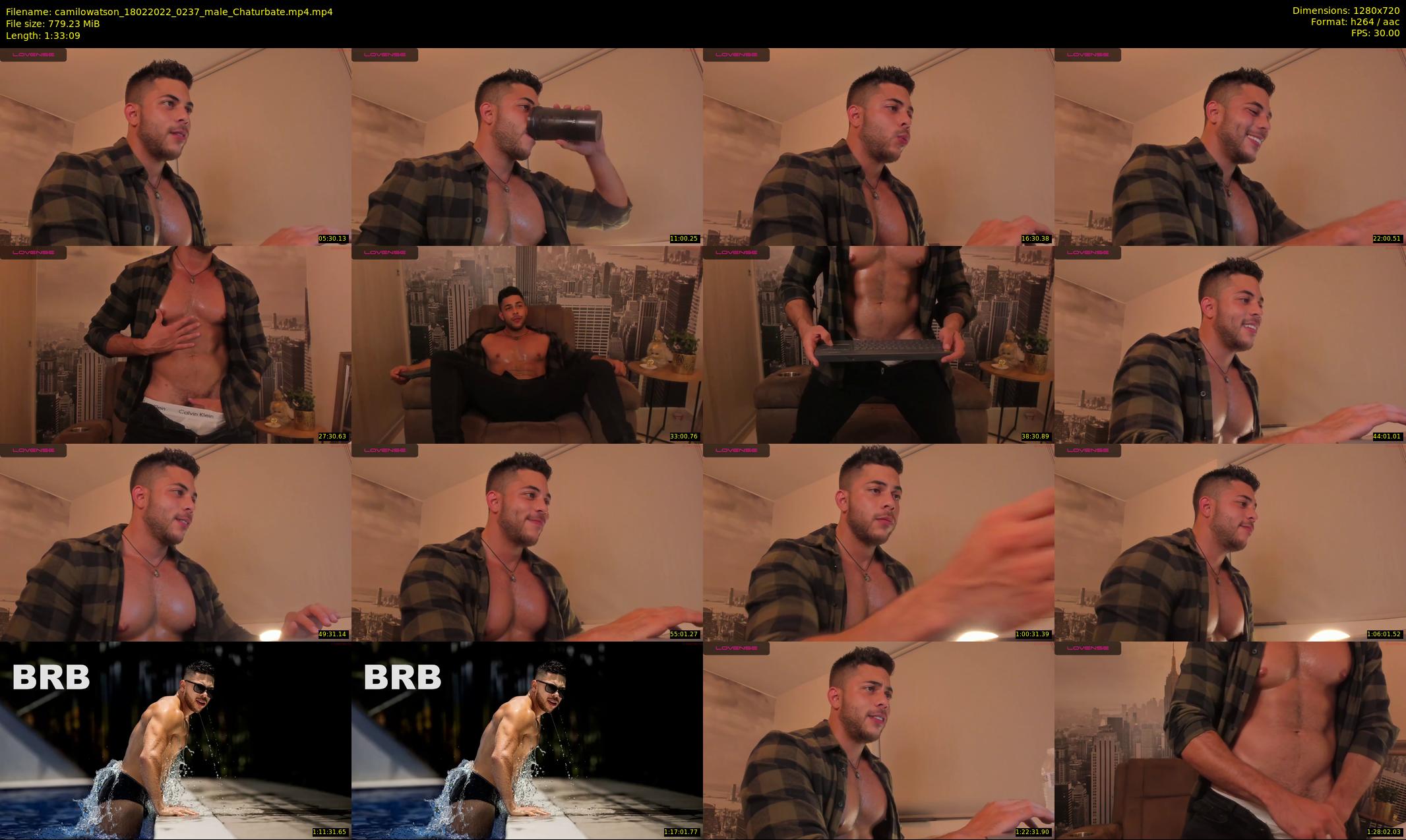 camilowatson — 94 minute Chaturbate male cam show recording, 720p, Feb 18, 2022