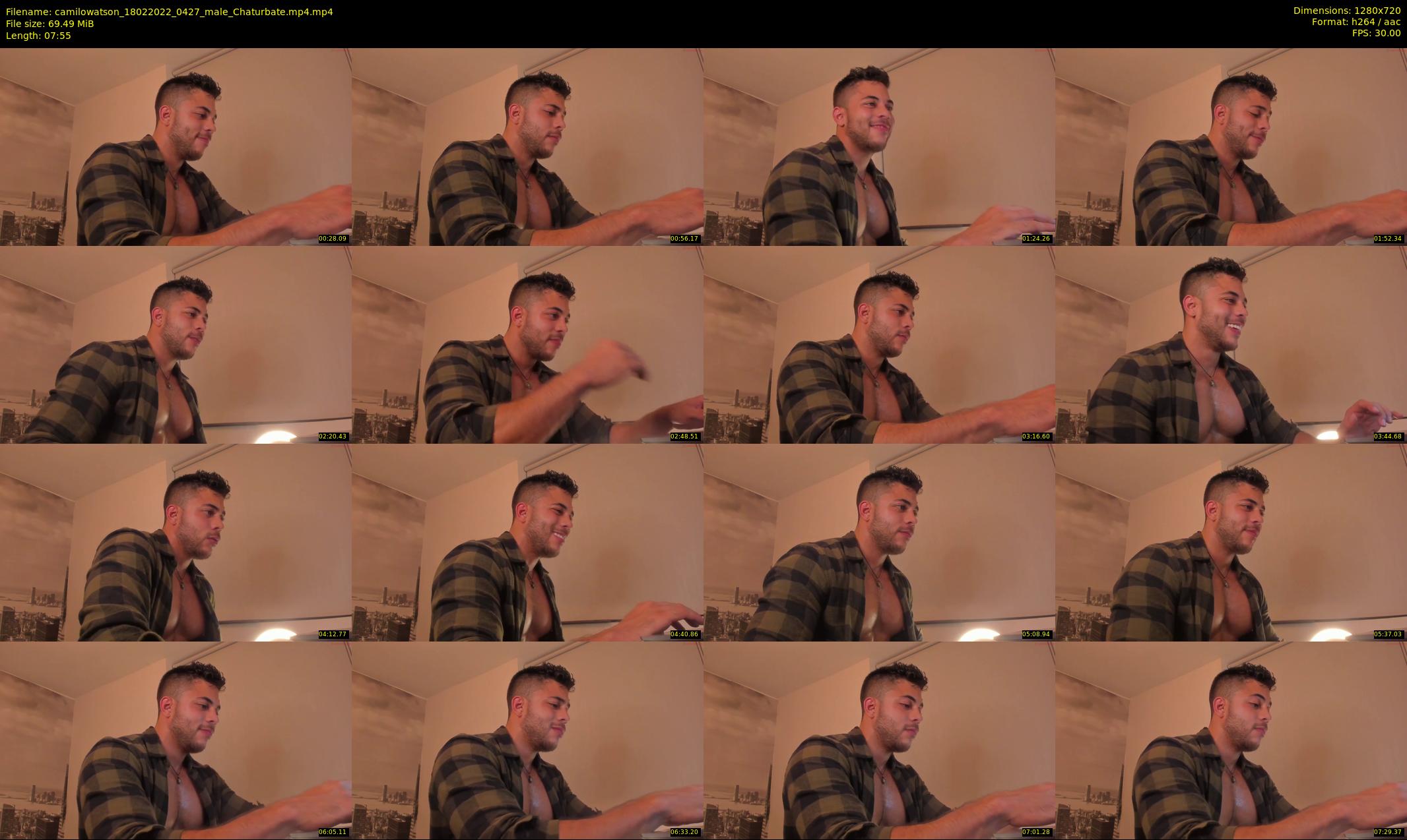 camilowatson — 8 minute Chaturbate male cam show recording, 720p, Feb 18, 2022