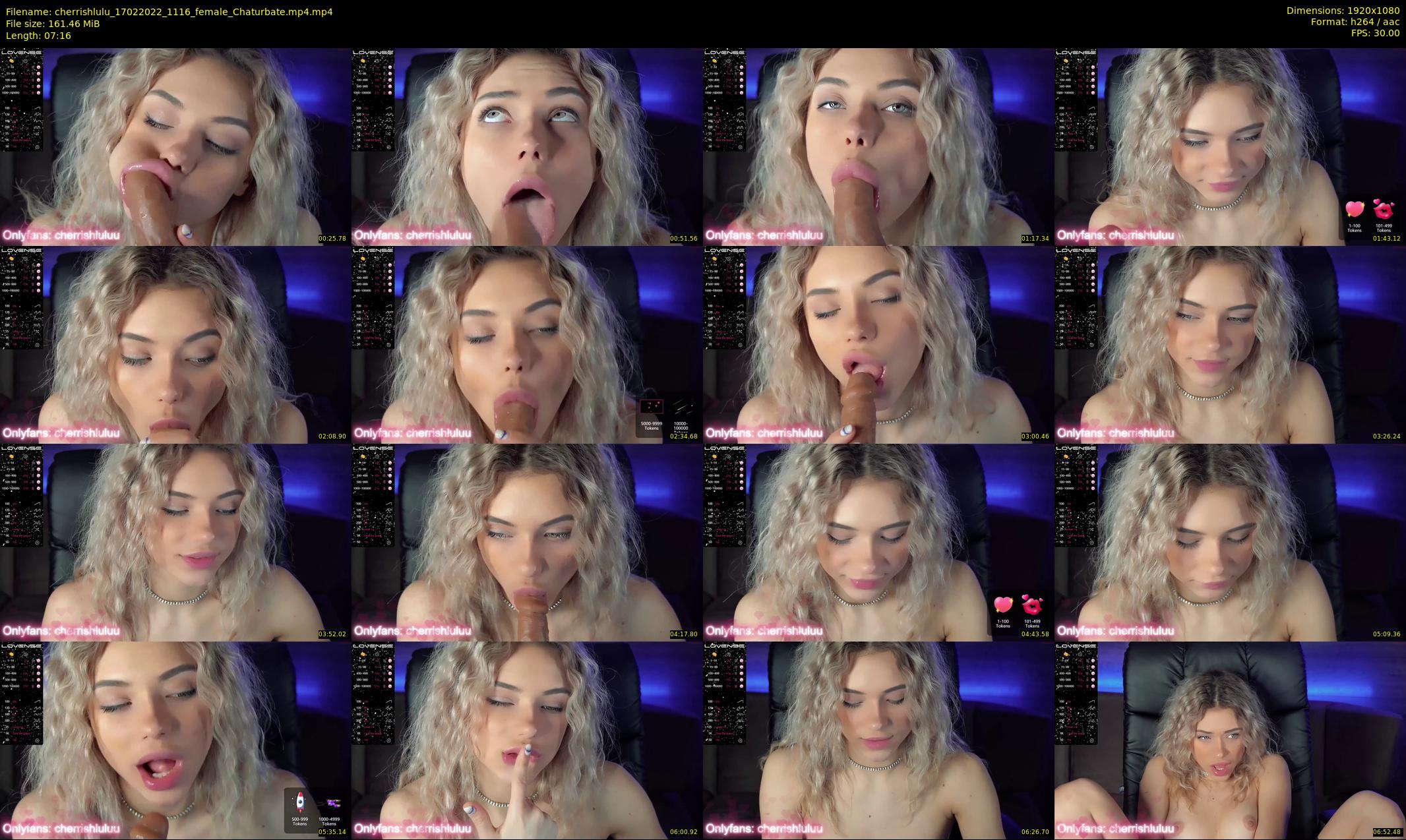 cherrishlulu — 8 minute Chaturbate female cam show recording, 1080p, Feb 17, 2022