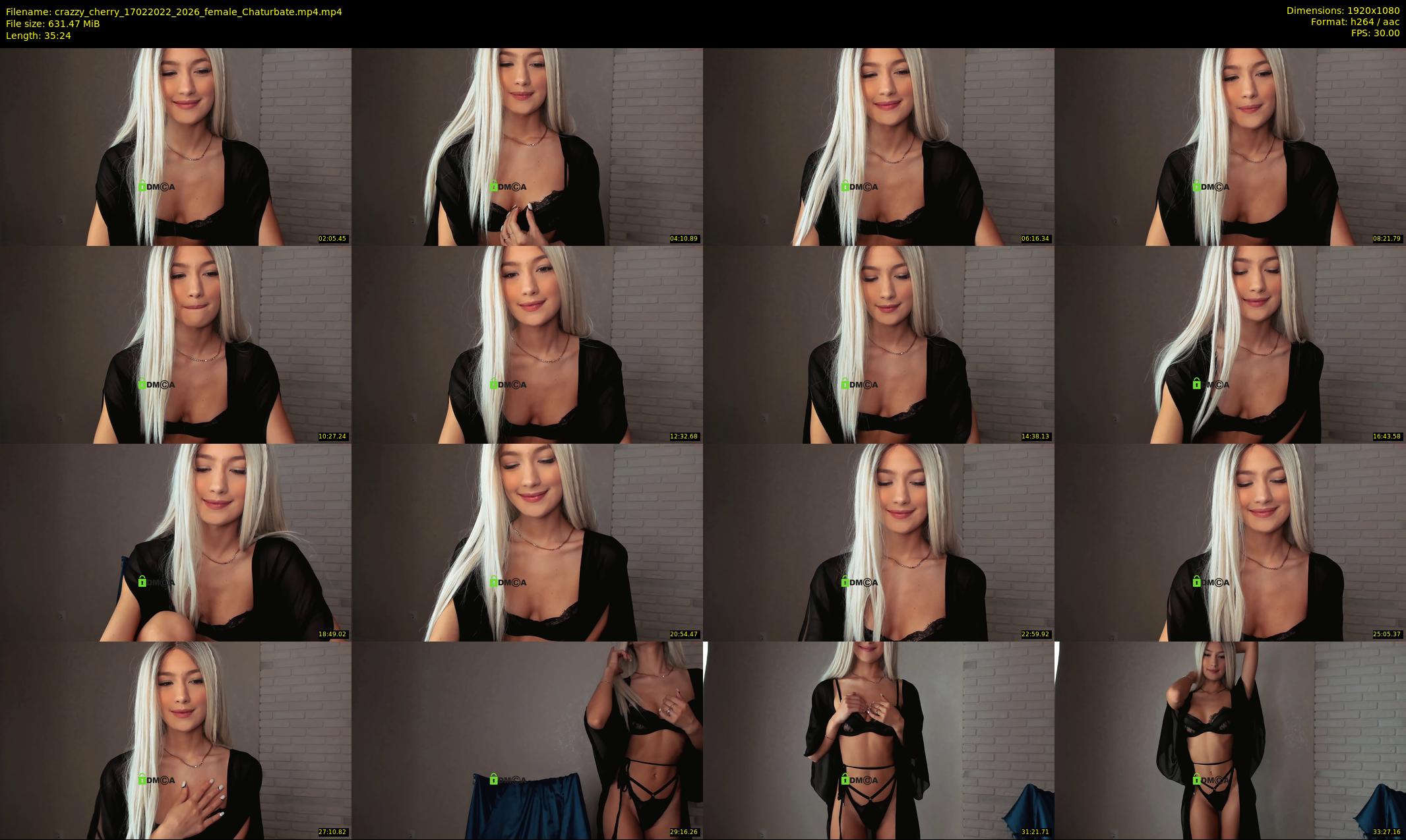 crazzy_cherry — 36 minute Chaturbate female cam show recording, 1080p, Feb 17, 2022