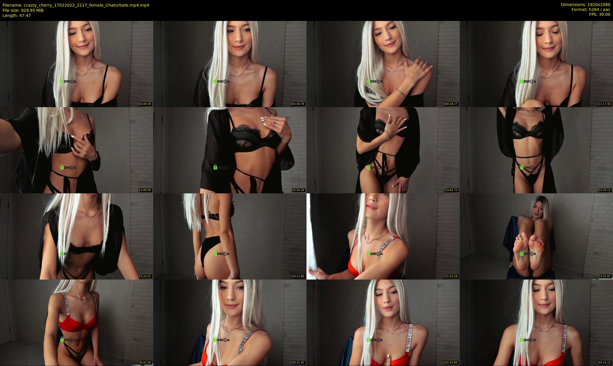 crazzy_cherry — 48 minute Chaturbate female cam show recording, 1080p, Feb 17, 2022