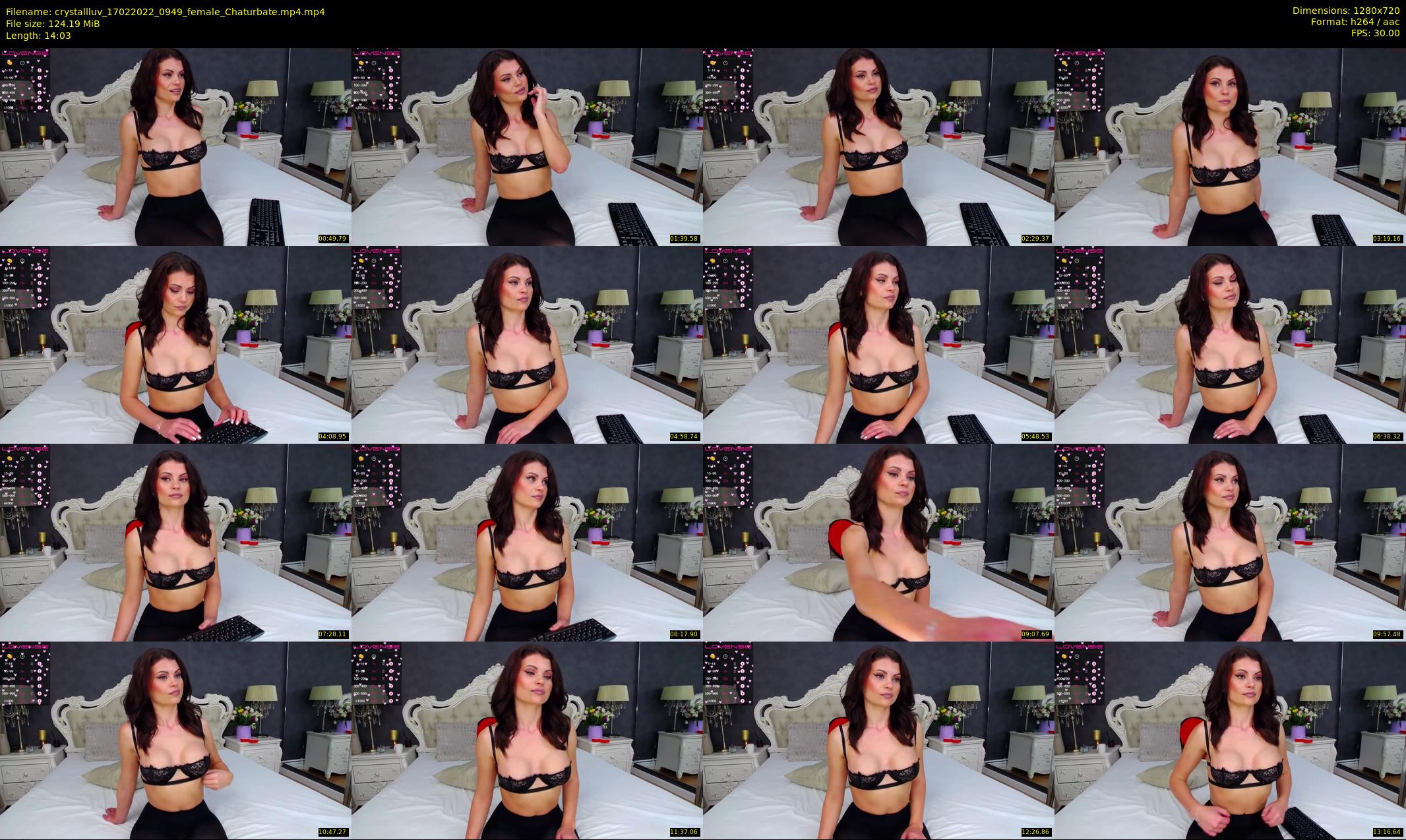 crystallluv — 15 minute Chaturbate female cam show recording, 720p, Feb 17, 2022