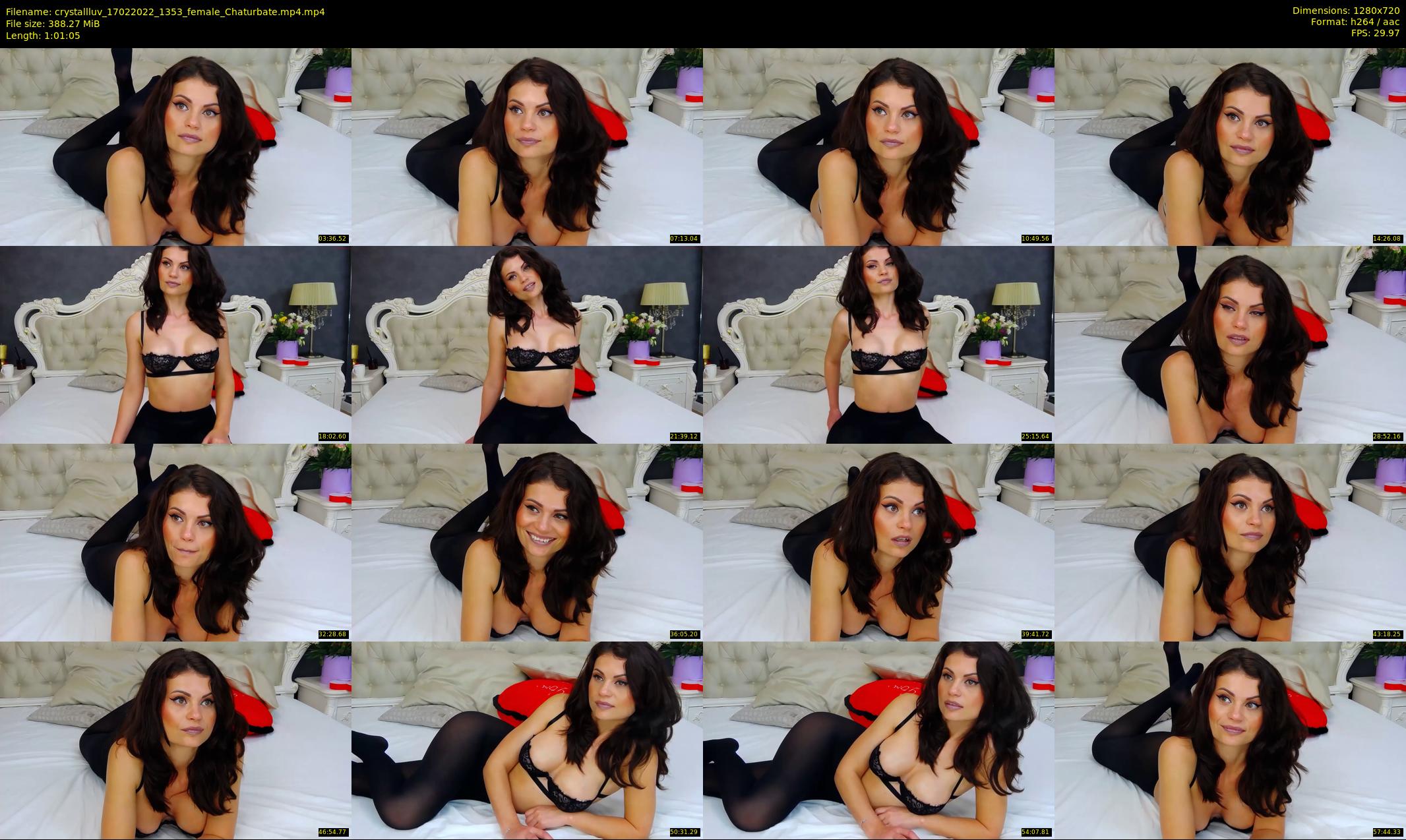 crystallluv — 62 minute Chaturbate female cam show recording, 720p, Feb 17, 2022