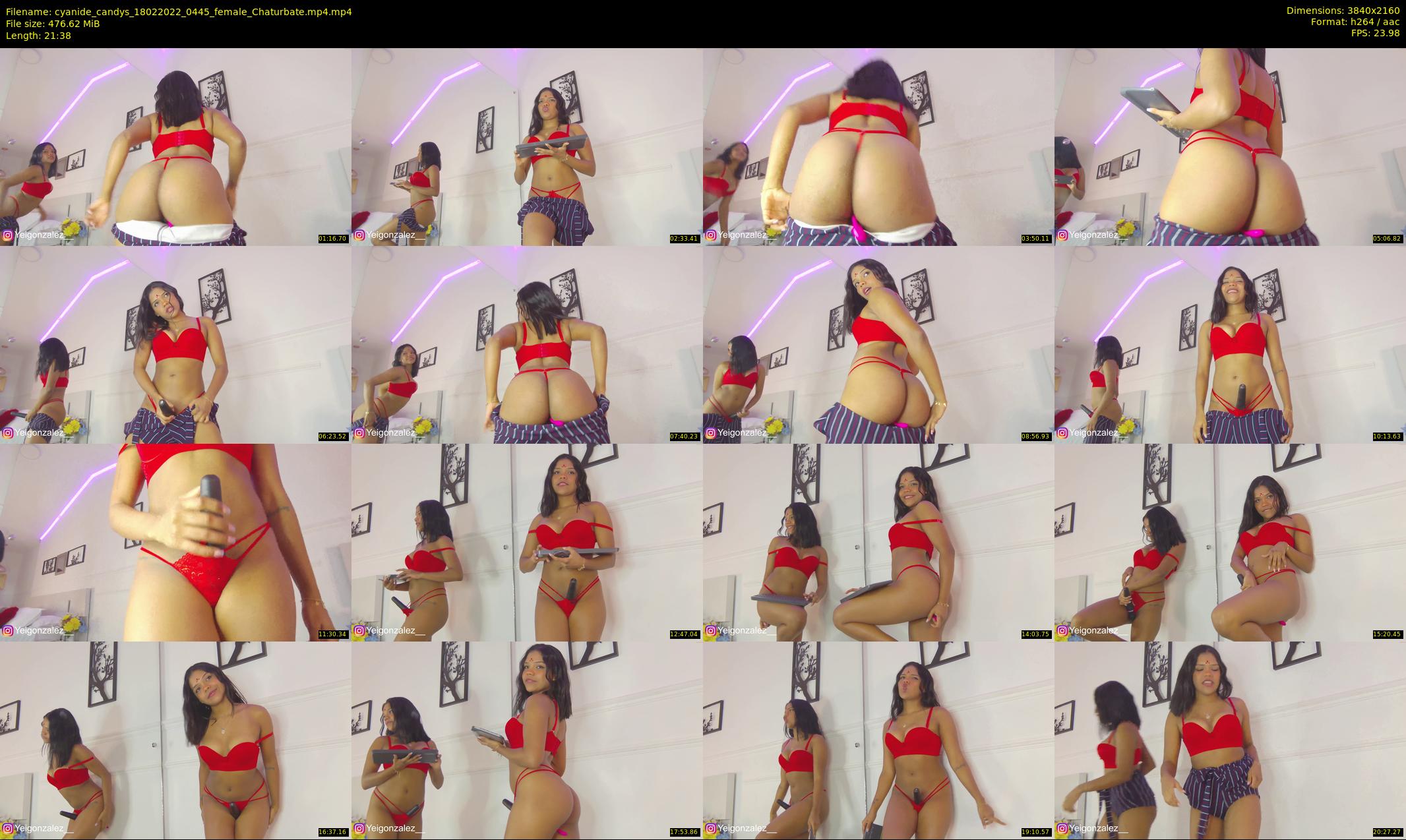cyanide_candys — 22 minute Chaturbate female cam show recording, 4K, Feb 18, 2022