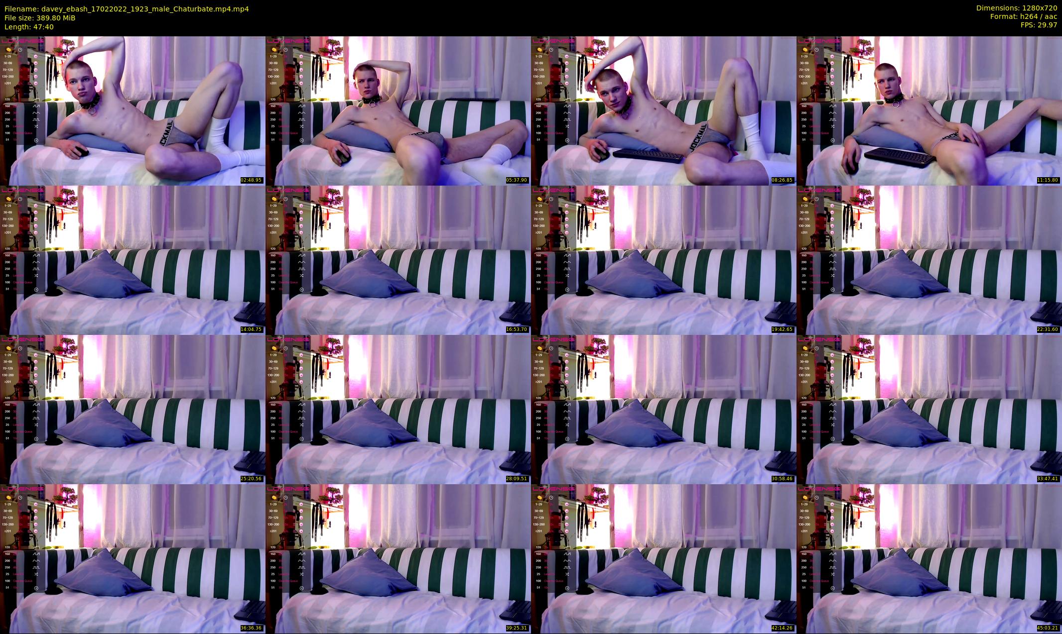davey_ebash — 48 minute Chaturbate male cam show recording, 720p, Feb 17, 2022