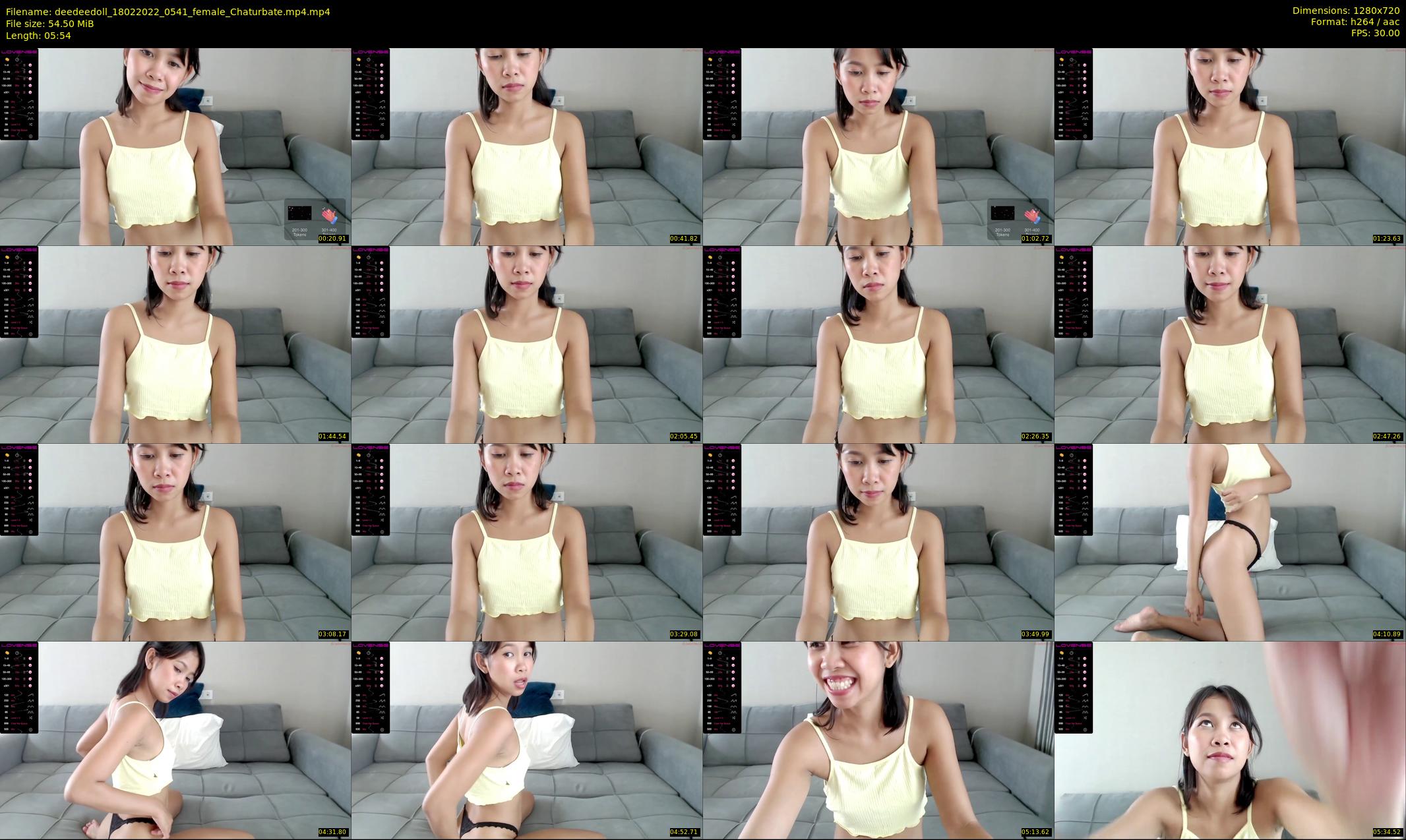 deedeedoll — 6 minute Chaturbate female cam show recording, 720p, Feb 18, 2022