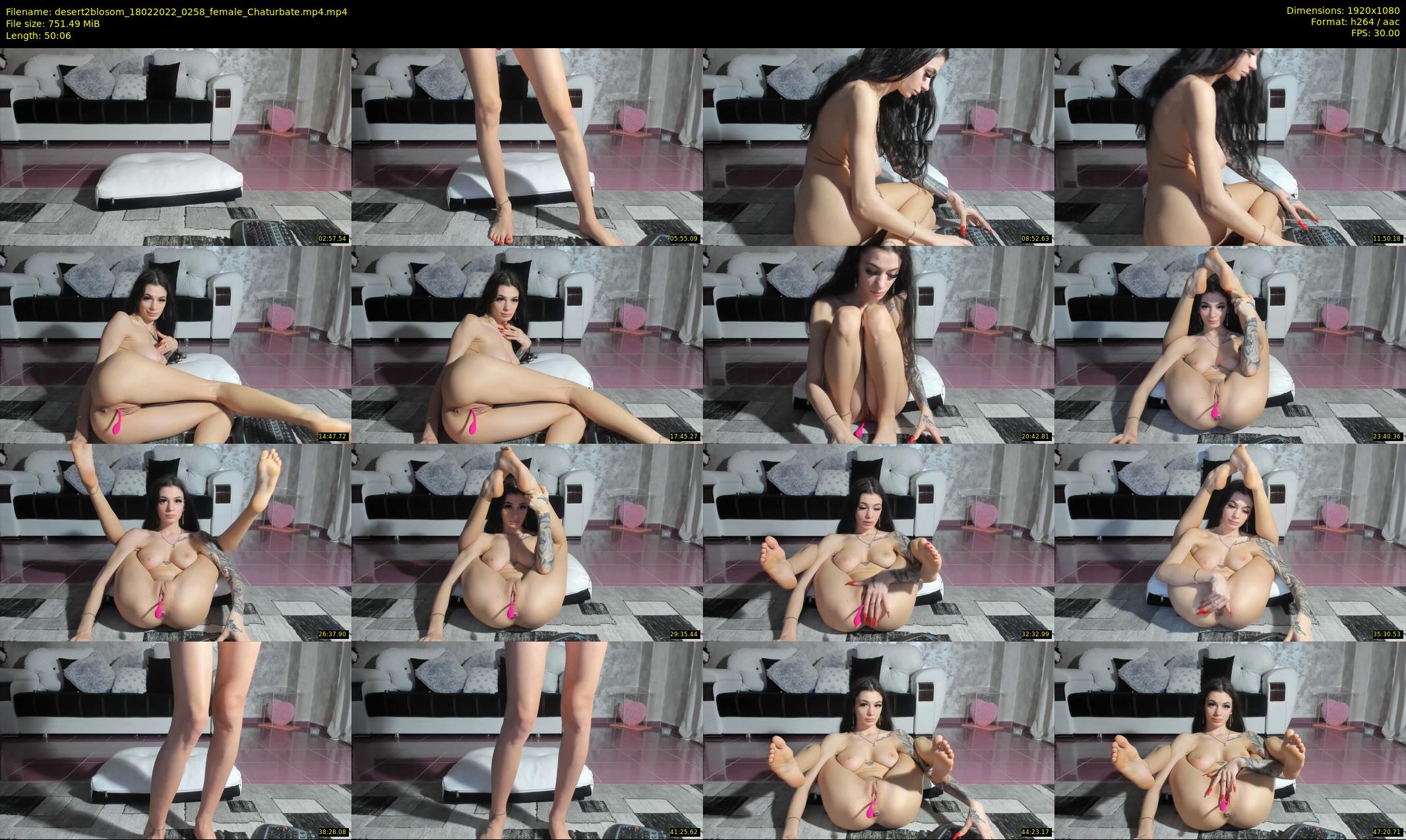 desert2blosom — 51 minute Chaturbate female cam show recording, 1080p, Feb 18, 2022