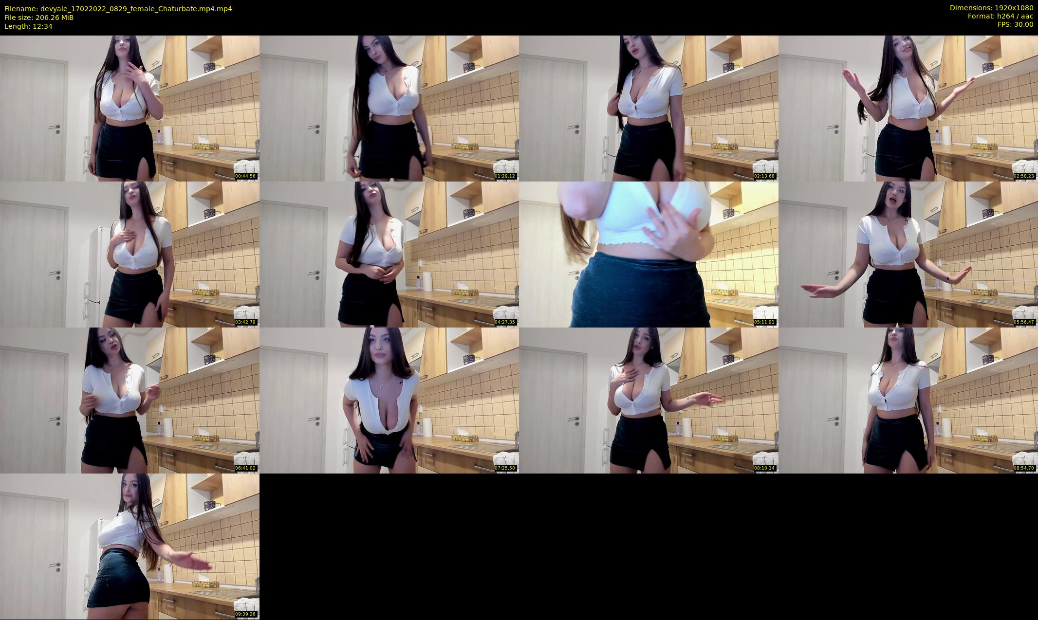 devyale — 13 minute Chaturbate female cam show recording, 1080p, Feb 17, 2022