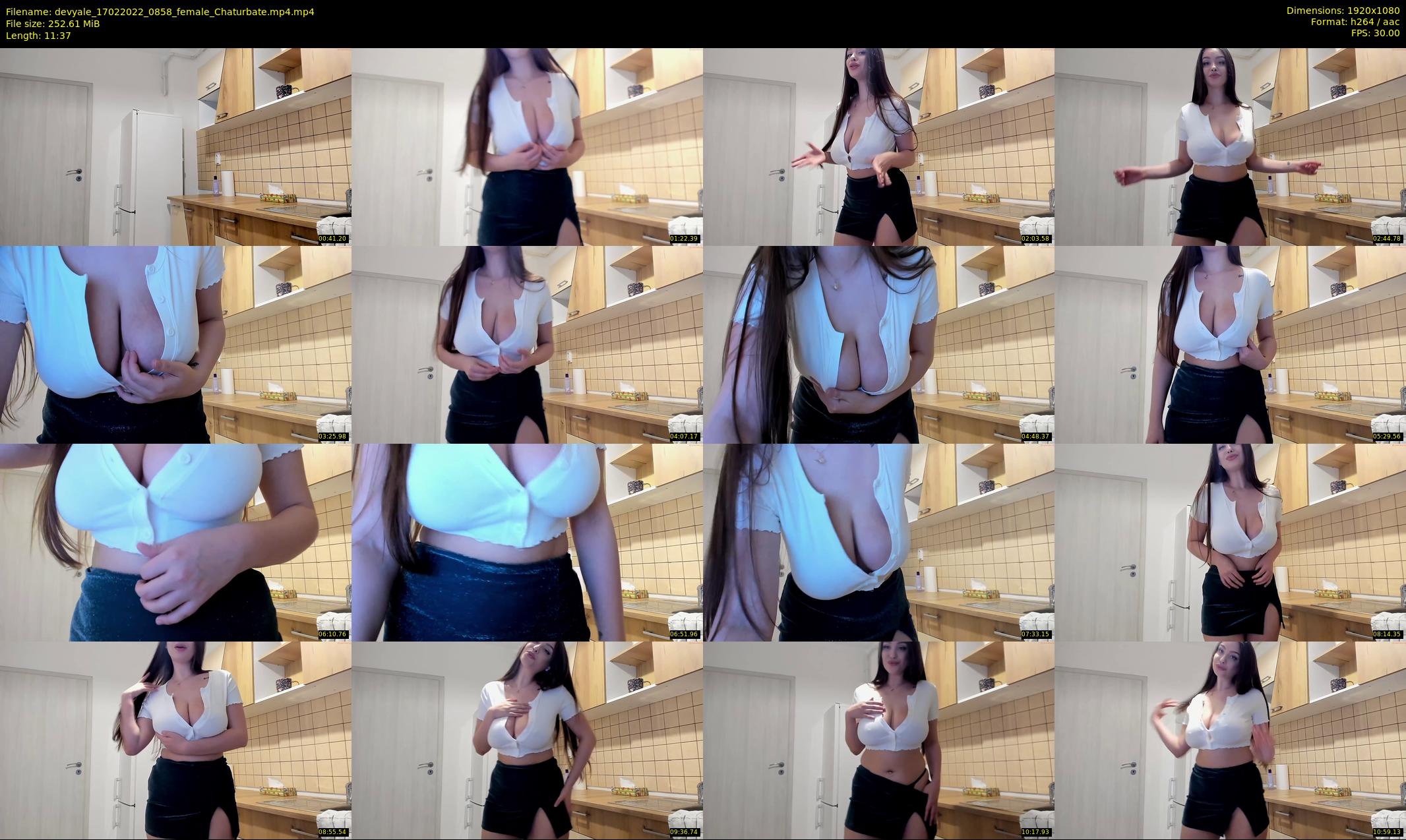 devyale — 12 minute Chaturbate female cam show recording, 1080p, Feb 17, 2022