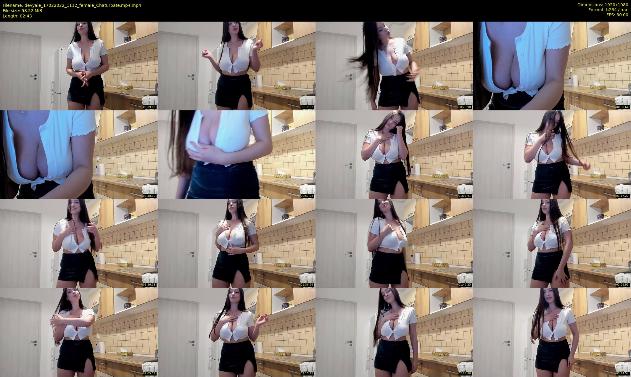 devyale — 3 minute Chaturbate female cam show recording, 1080p, Feb 17, 2022