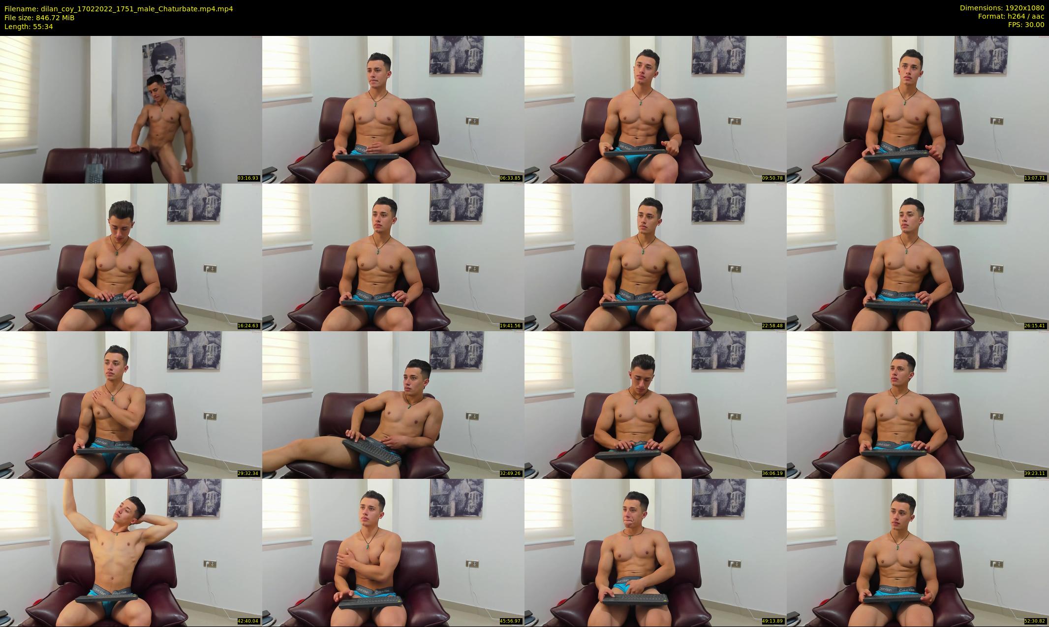 dilan_coy — 56 minute Chaturbate male cam show recording, 1080p, Feb 17, 2022