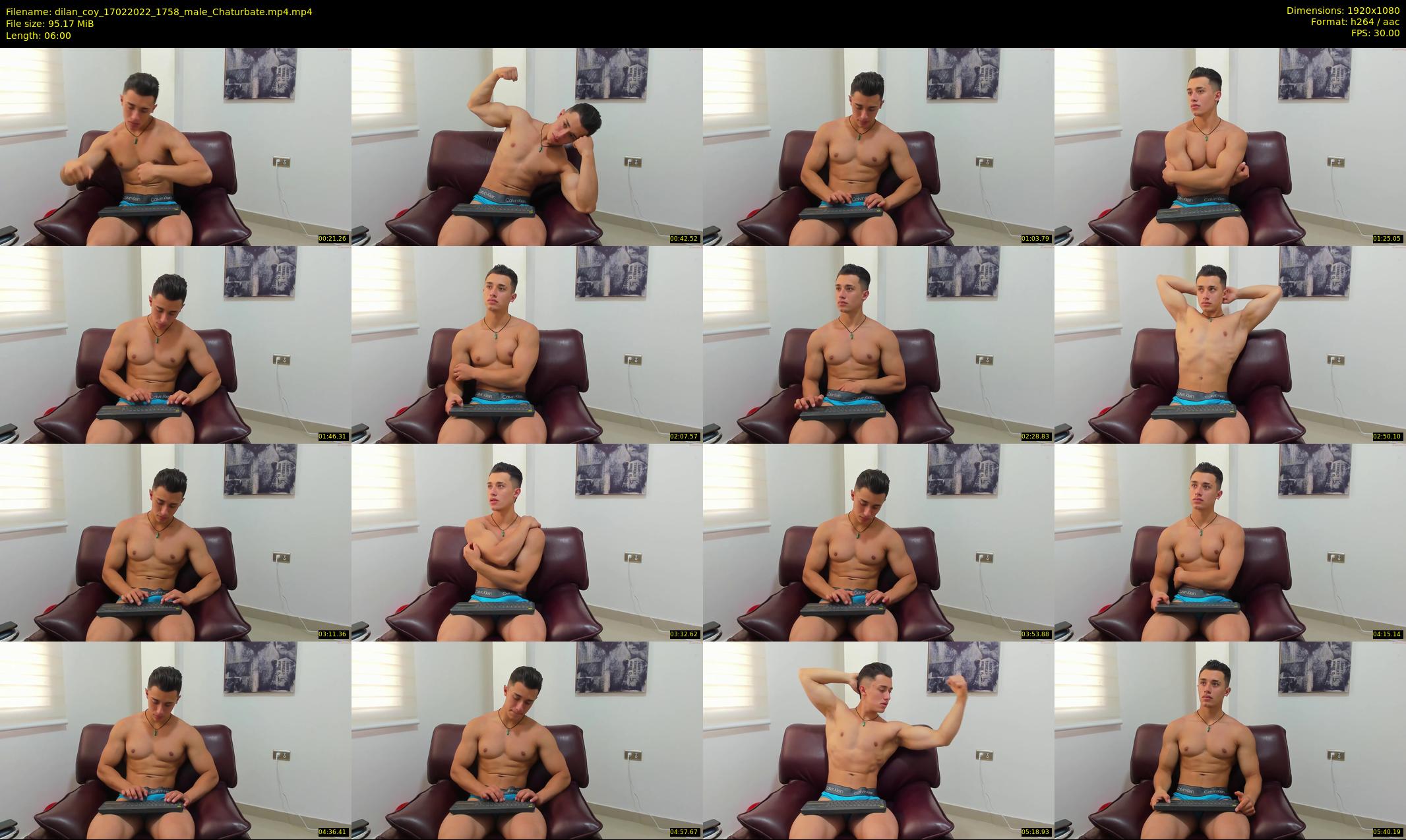 dilan_coy — 6 minute Chaturbate male cam show recording, 1080p, Feb 17, 2022