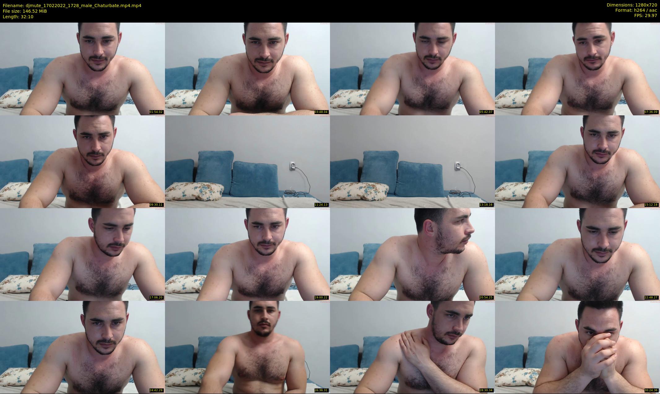 djmute — 33 minute Chaturbate male cam show recording, 720p, Feb 17, 2022