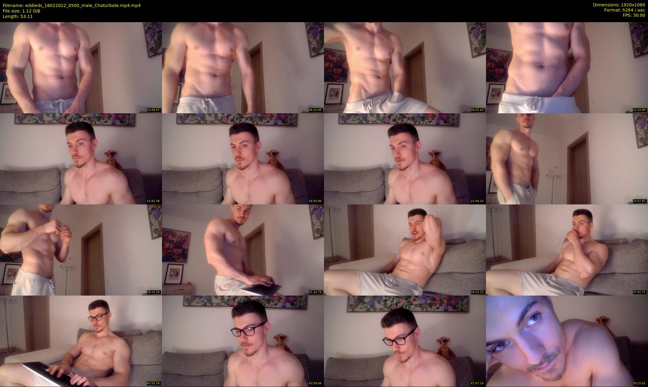 eddieds — 54 minute Chaturbate male cam show recording, 1080p, Feb 18, 2022
