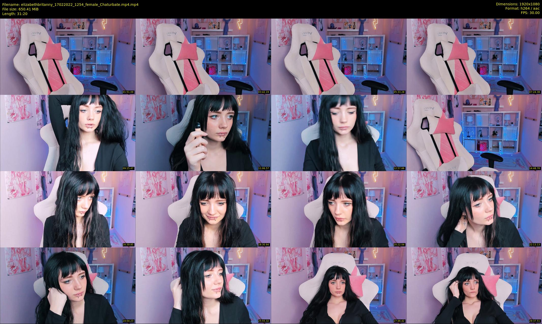 elizabethbritanny — 32 minute Chaturbate female cam show recording, 1080p, Feb 17, 2022