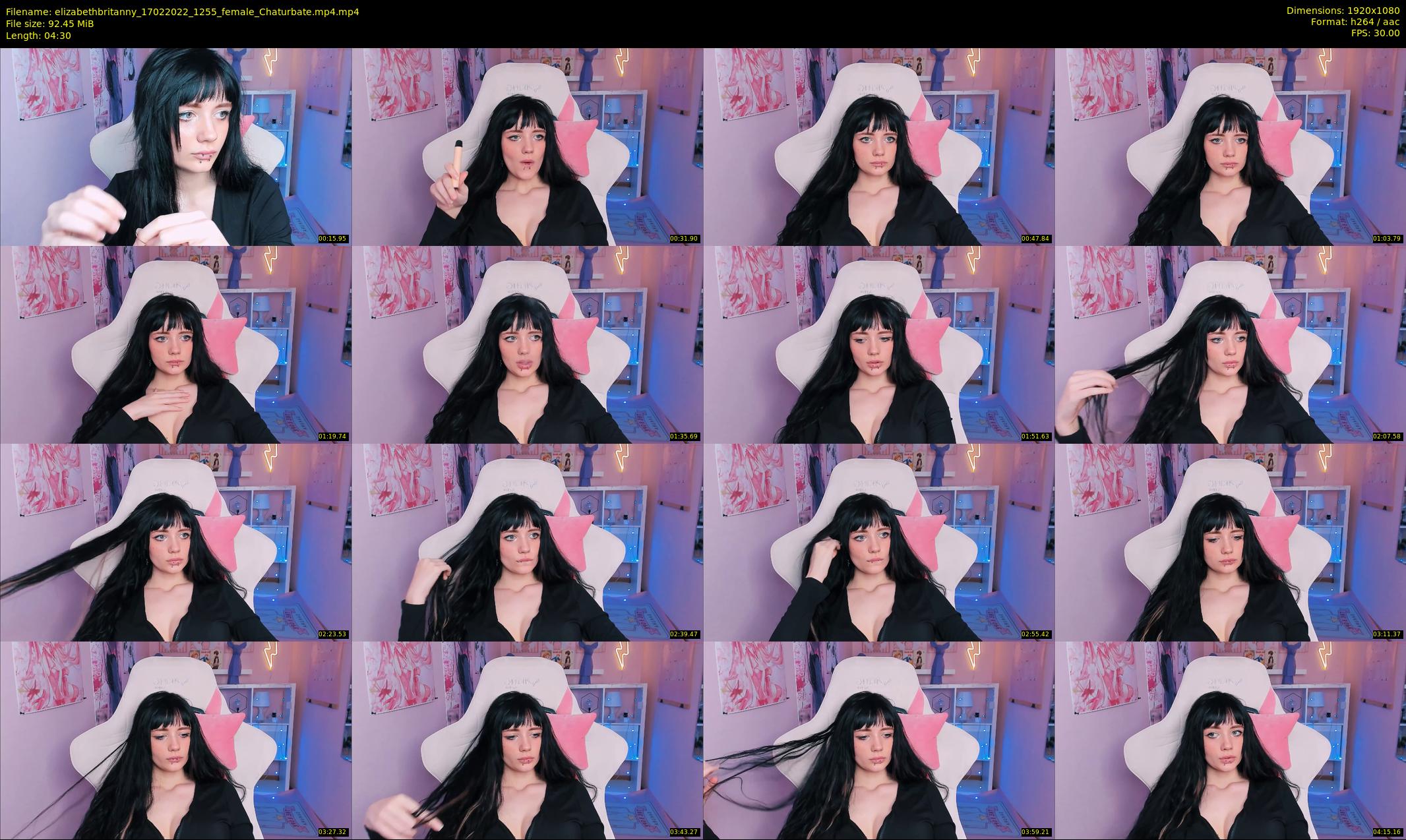 elizabethbritanny — 5 minute Chaturbate female cam show recording, 1080p, Feb 17, 2022