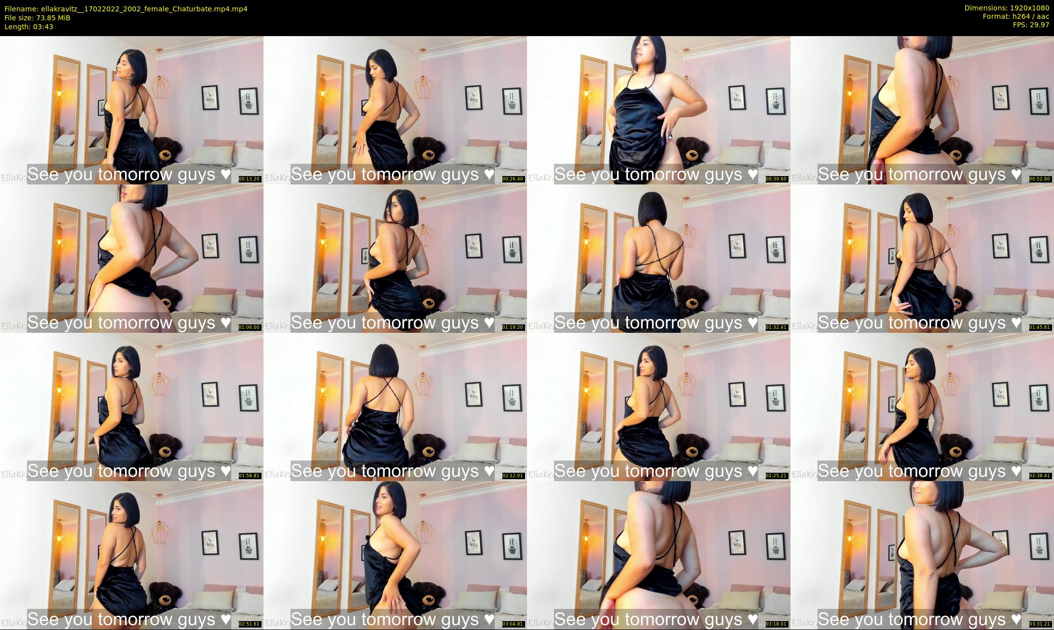 ellakravitz_ — 4 minute Chaturbate female cam show recording, 1080p, Feb 17, 2022