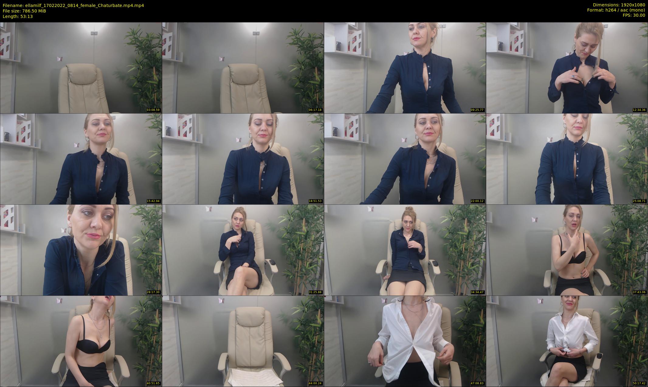 ellamilf — 54 minute Chaturbate female cam show recording, 1080p, Feb 17, 2022