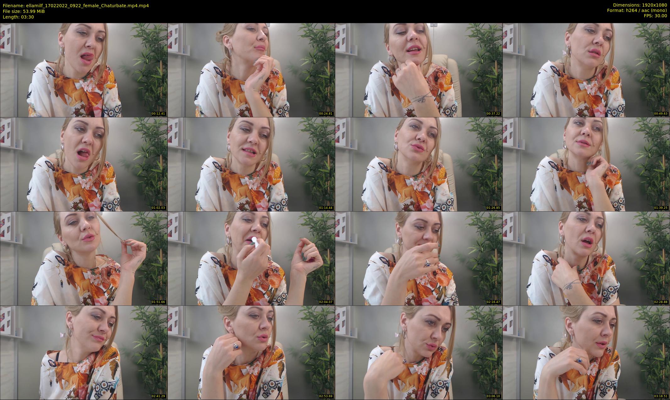 ellamilf — 4 minute Chaturbate female cam show recording, 1080p, Feb 17, 2022