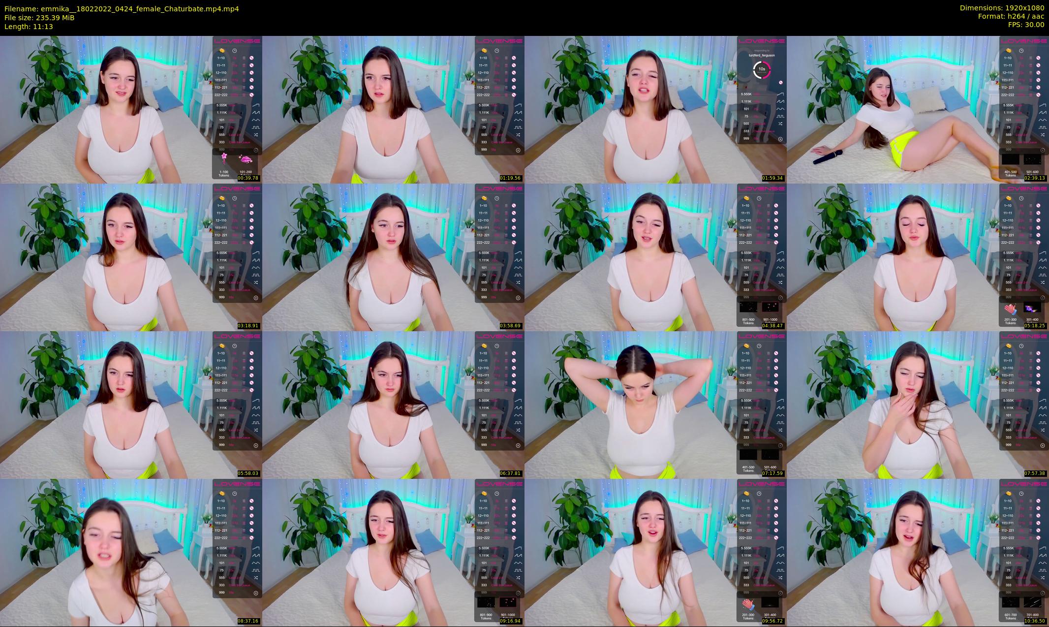 emmika_ — 12 minute Chaturbate female cam show recording, 1080p, Feb 18, 2022