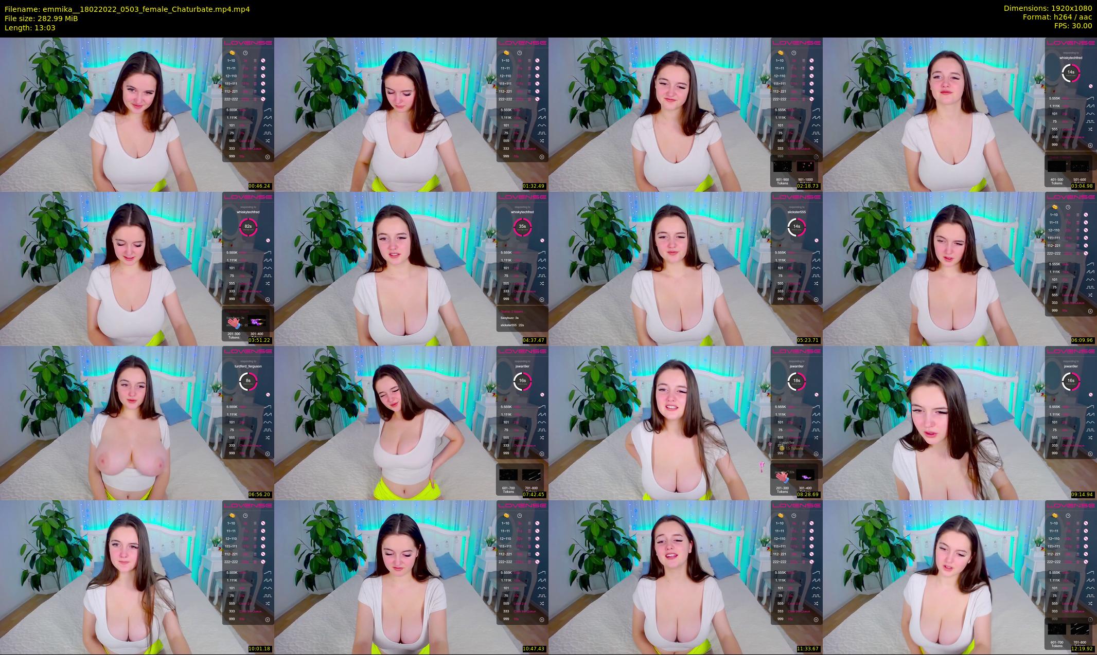emmika_ — 14 minute Chaturbate female cam show recording, 1080p, Feb 18, 2022