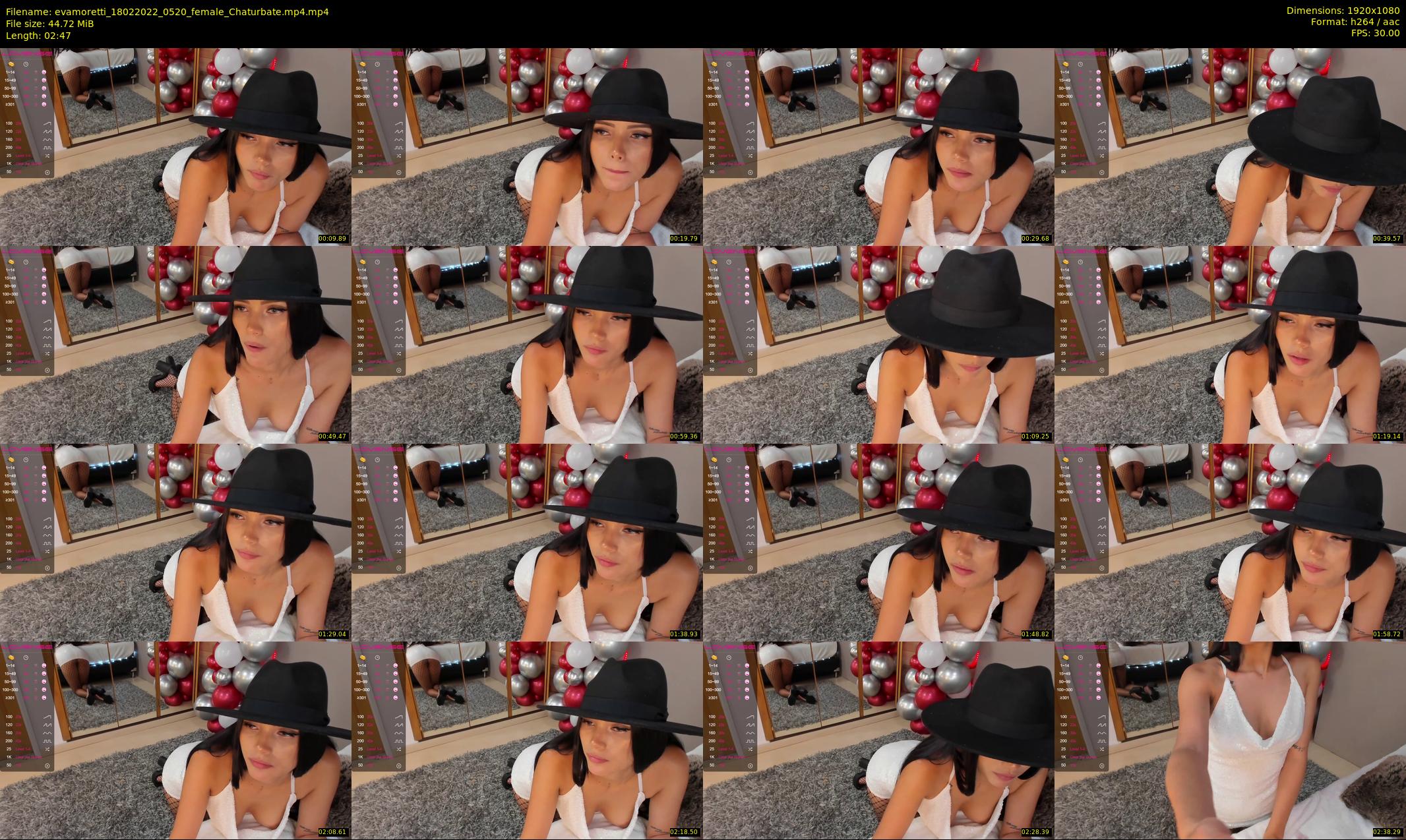 evamoretti — 3 minute Chaturbate female cam show recording, 1080p, Feb 18, 2022