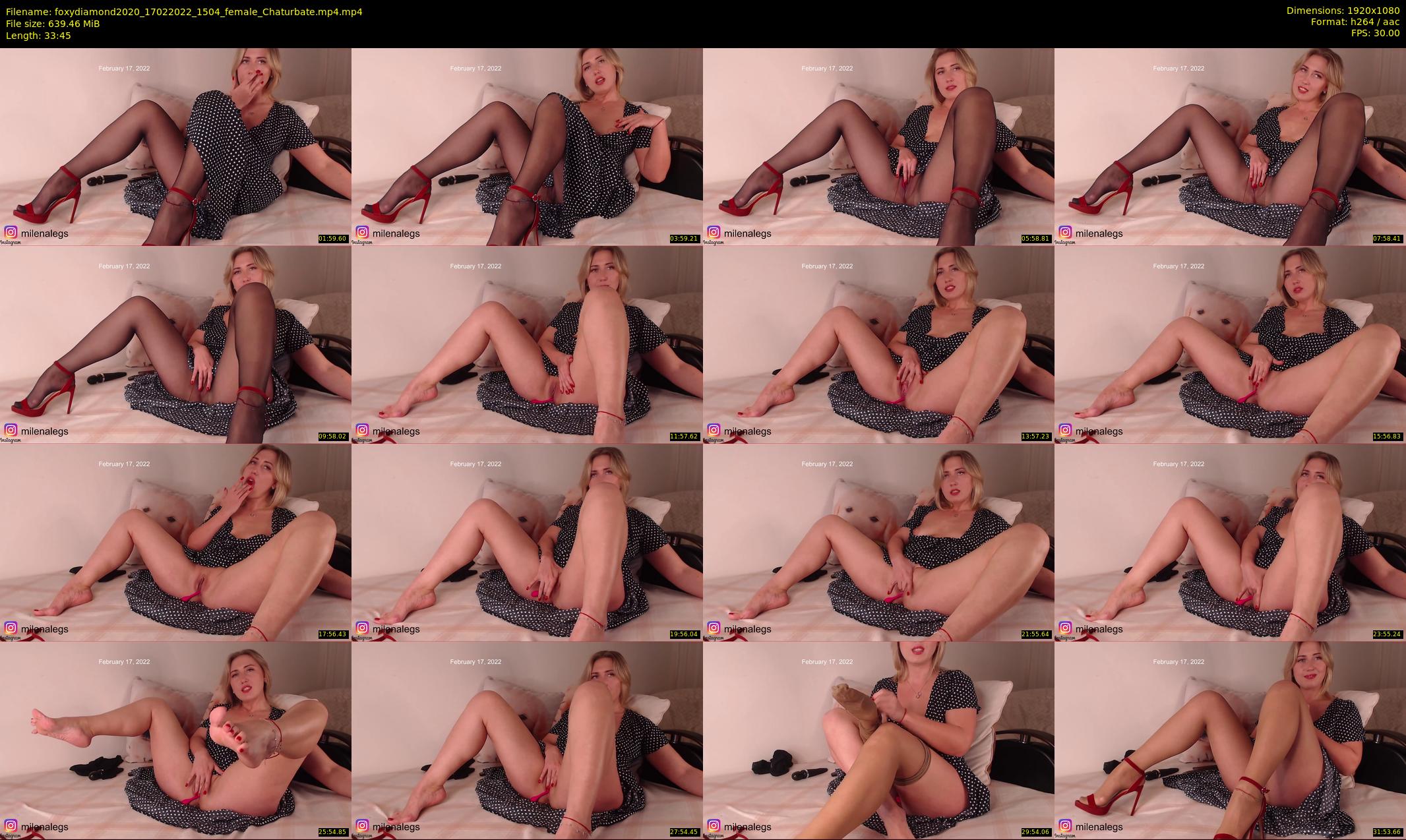 foxydiamond2020 — 34 minute Chaturbate female cam show recording, 1080p, Feb 17, 2022