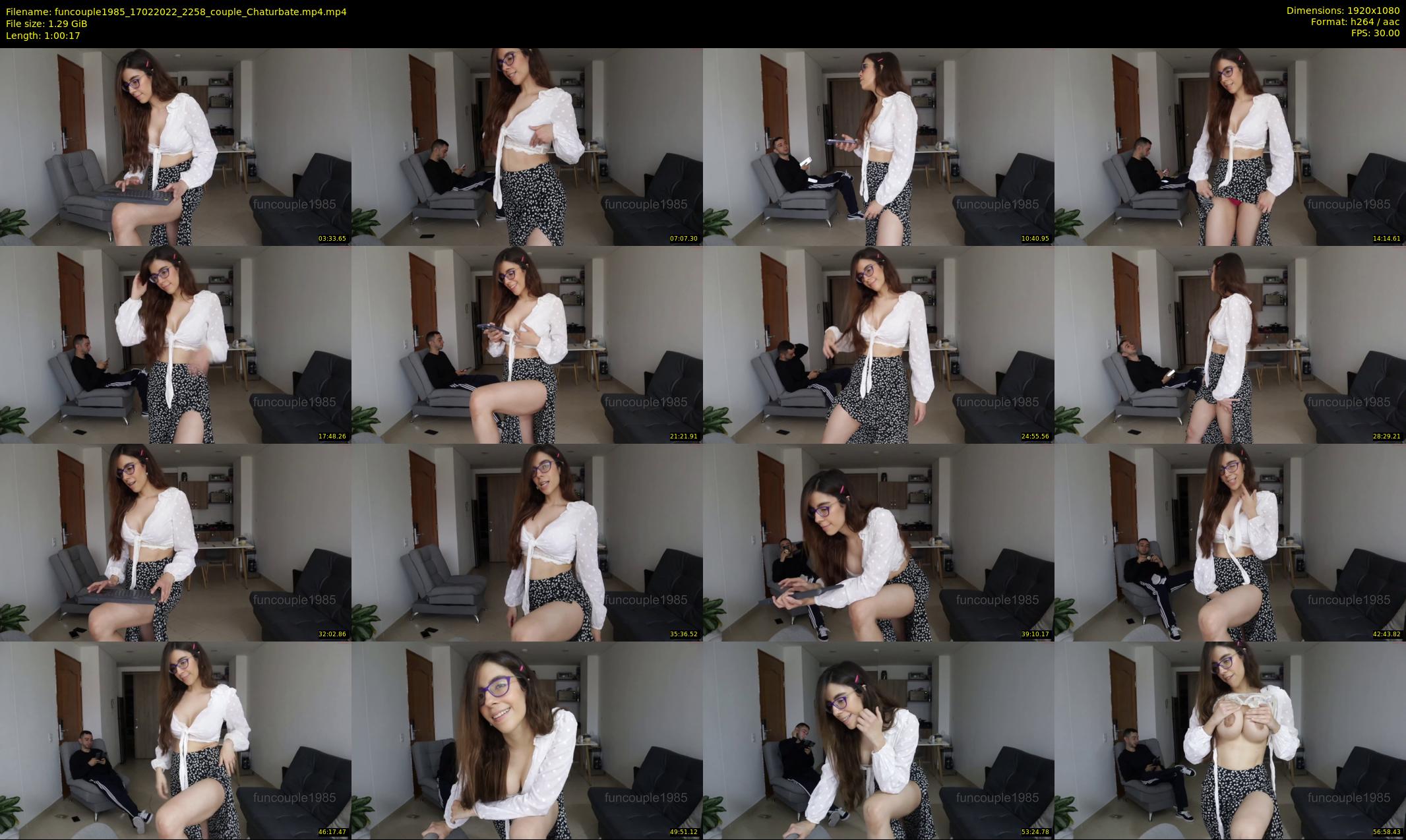 funcouple1985 — 61 minute Chaturbate couple cam show recording, 1080p, Feb 17, 2022