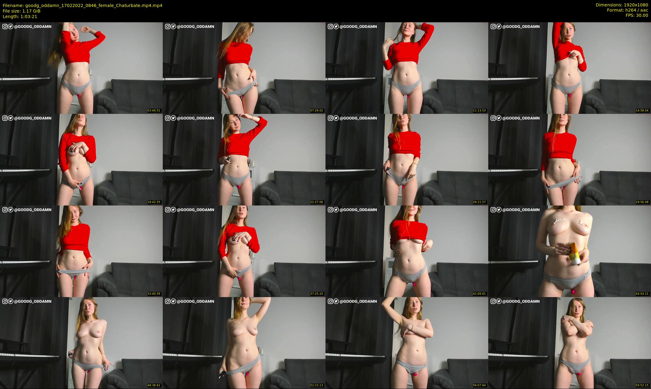 goodg_oddamn — 64 minute Chaturbate female cam show recording, 1080p, Feb 17, 2022