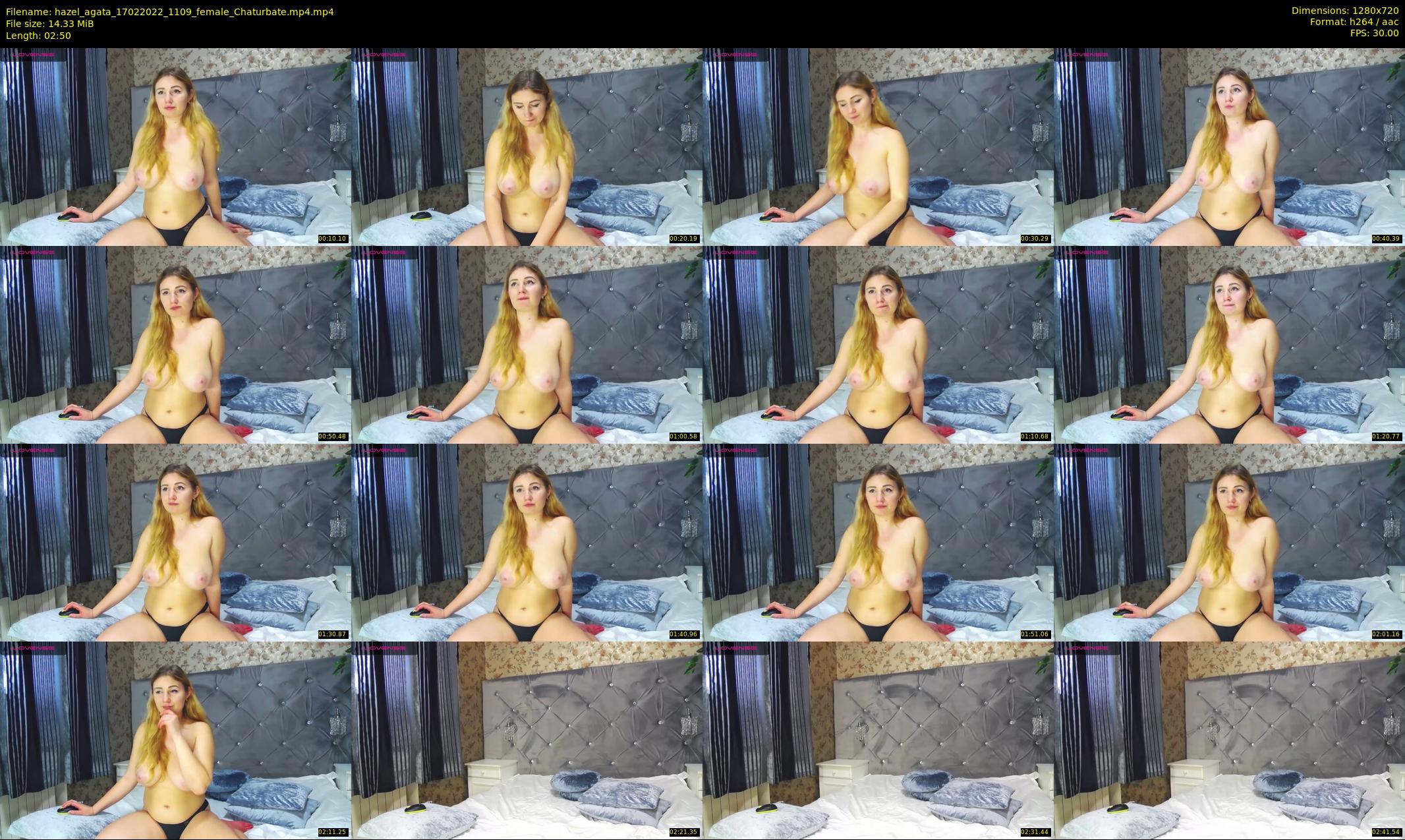 hazel_agata — 3 minute Chaturbate female cam show recording, 720p, Feb 17, 2022