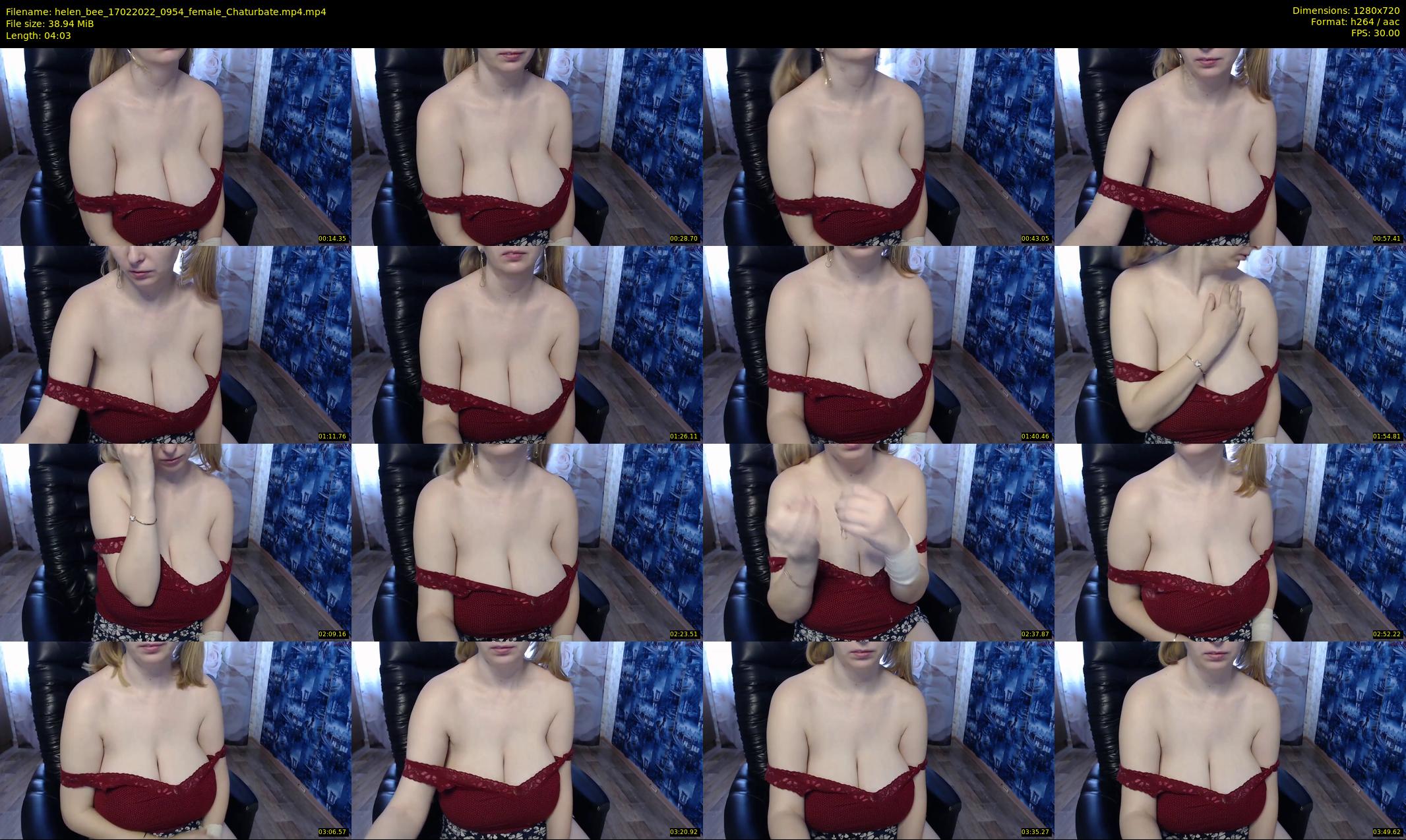 helen_bee — 5 minute Chaturbate female cam show recording, 720p, Feb 17, 2022