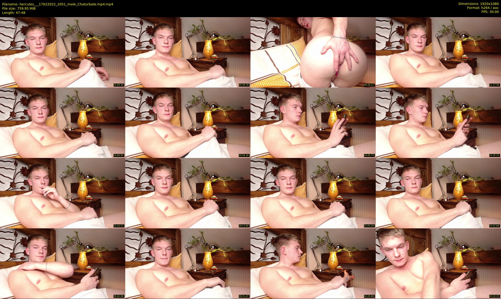hercules__ — 48 minute Chaturbate male cam show recording, 1080p, Feb 17, 2022