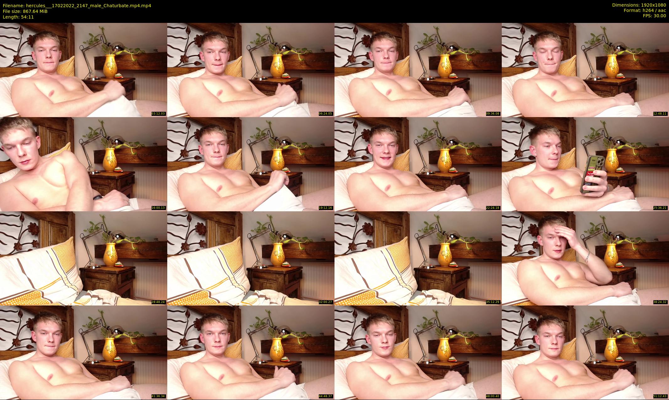 hercules__ — 55 minute Chaturbate male cam show recording, 1080p, Feb 17, 2022