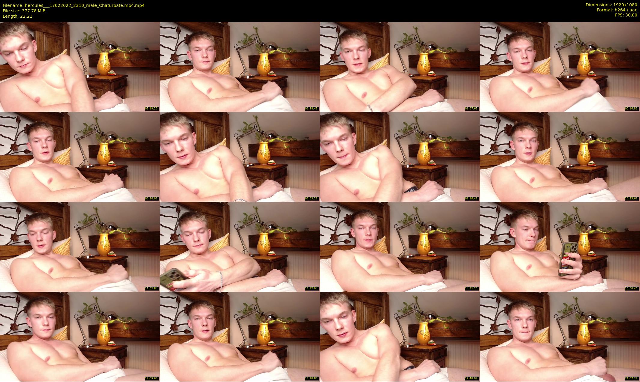 hercules__ — 23 minute Chaturbate male cam show recording, 1080p, Feb 17, 2022