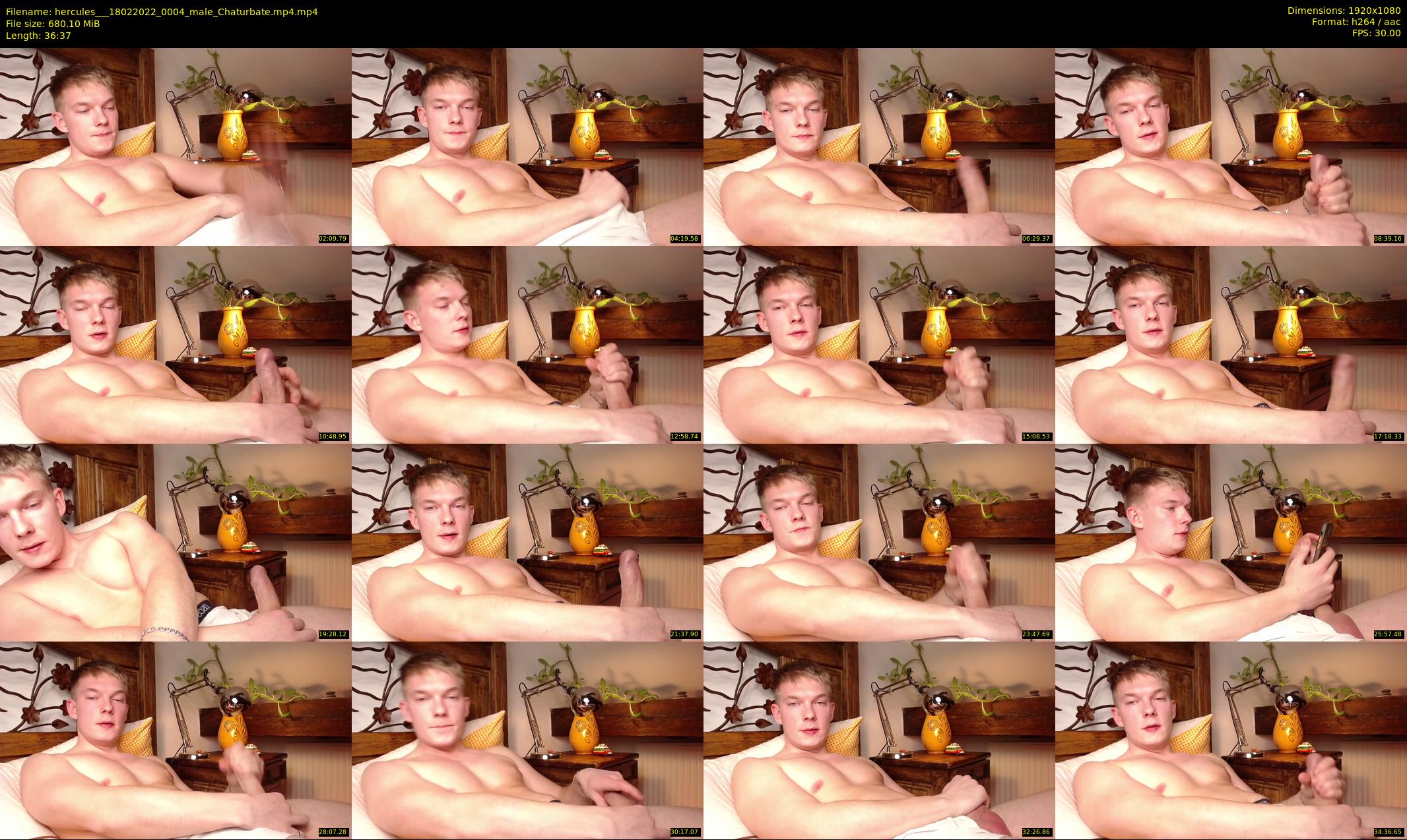hercules__ — 37 minute Chaturbate male cam show recording, 1080p, Feb 18, 2022
