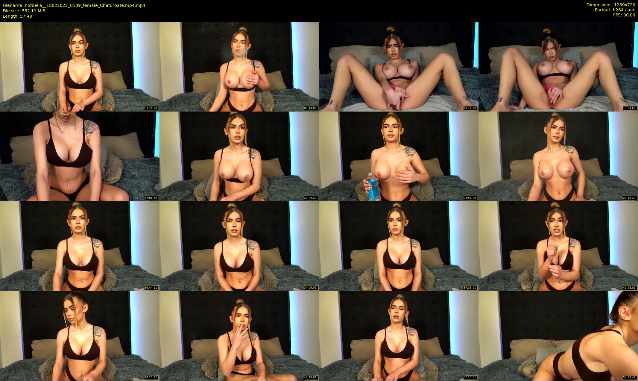 hotbella_ — 58 minute Chaturbate female cam show recording, 720p, Feb 18, 2022