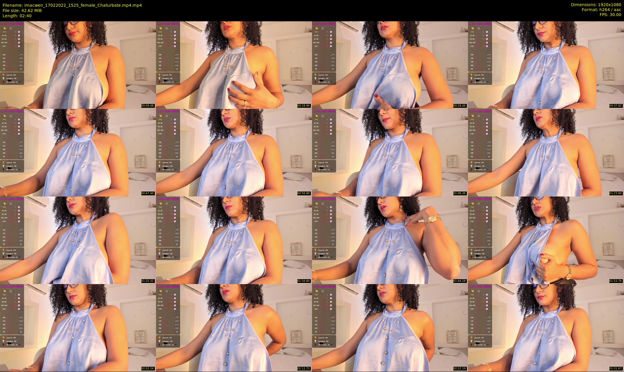 imacwen — 3 minute Chaturbate female cam show recording, 1080p, Feb 17, 2022