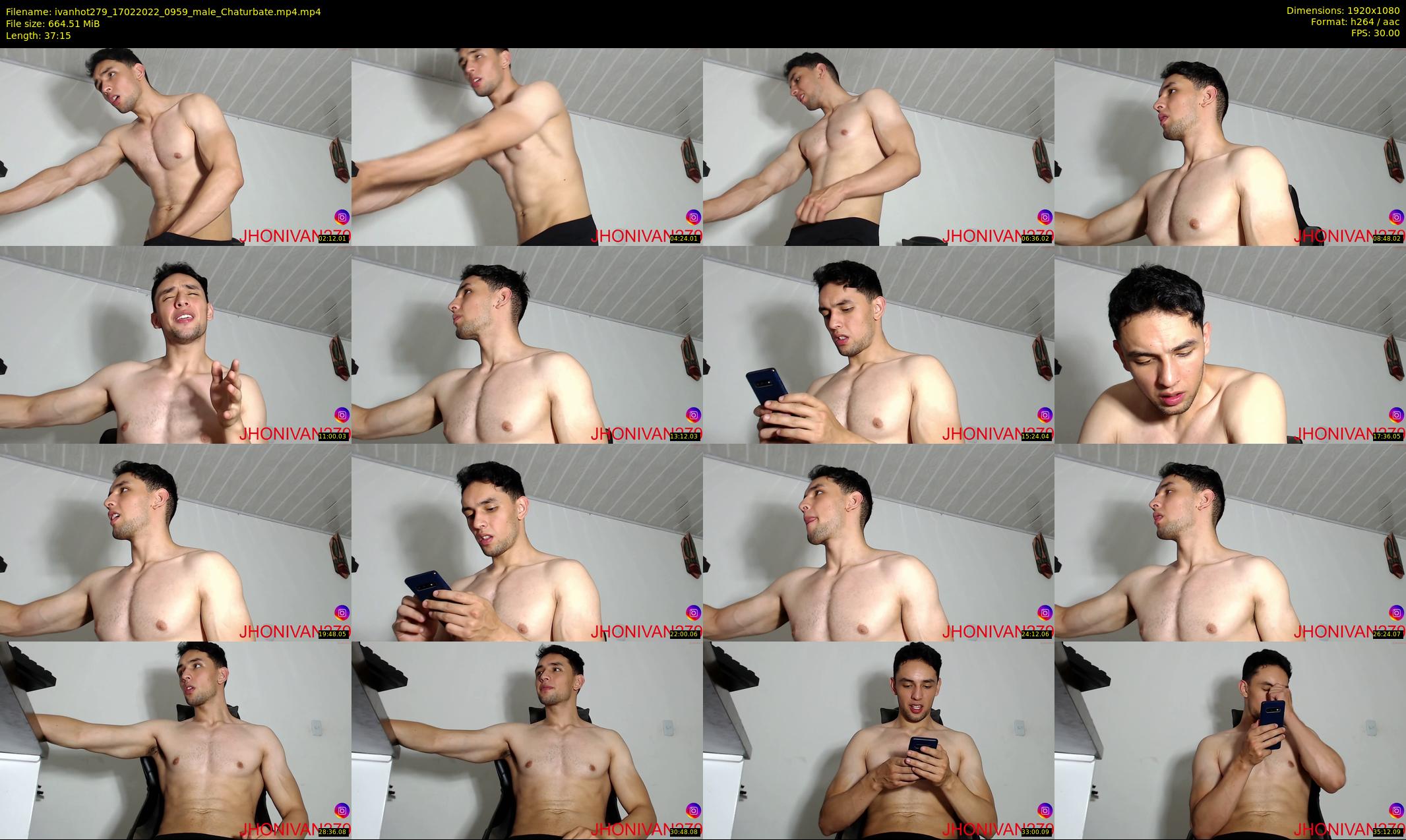ivanhot279 — 38 minute Chaturbate male cam show recording, 1080p, Feb 17, 2022