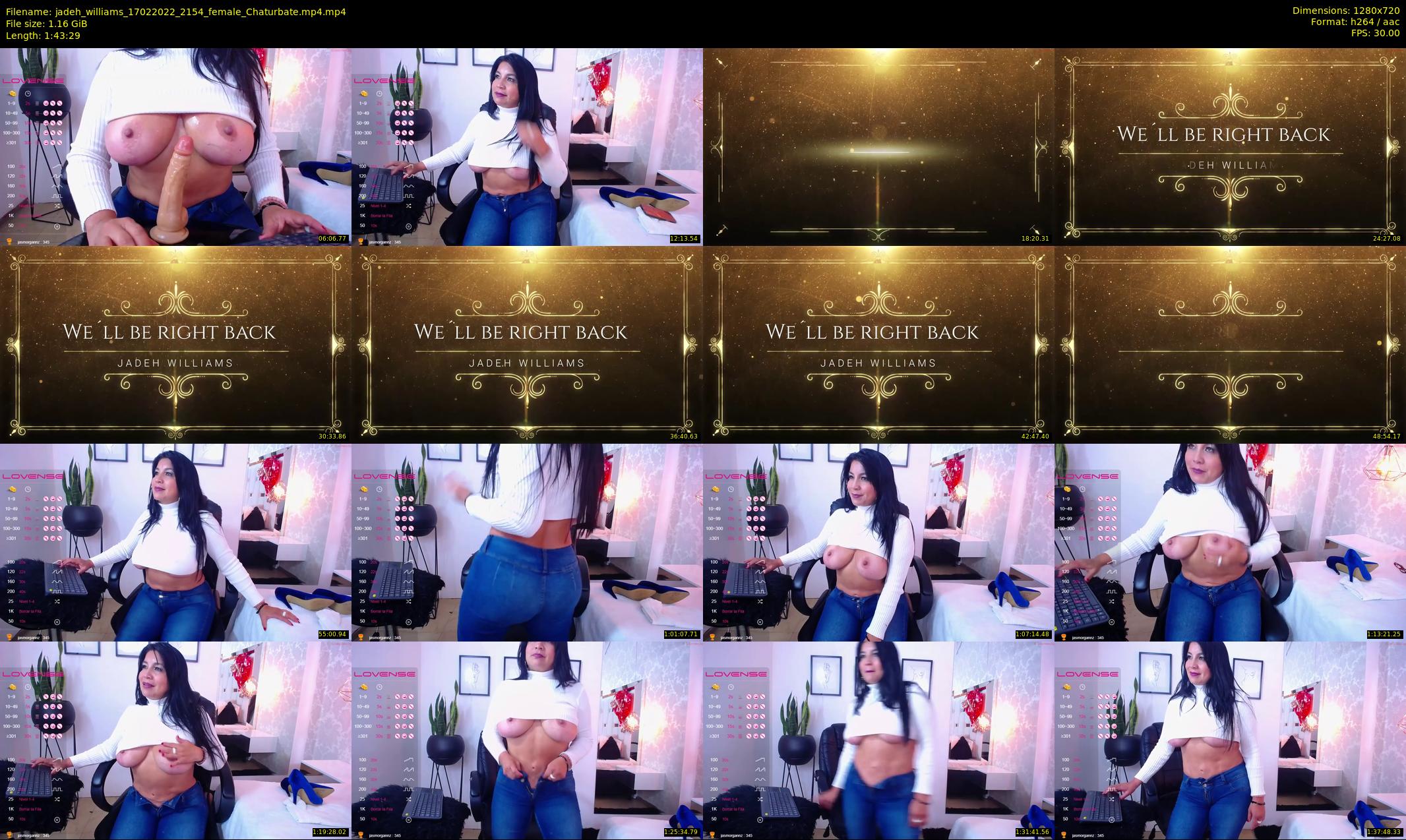 jadeh_williams — 104 minute Chaturbate female cam show recording, 720p, Feb 17, 2022