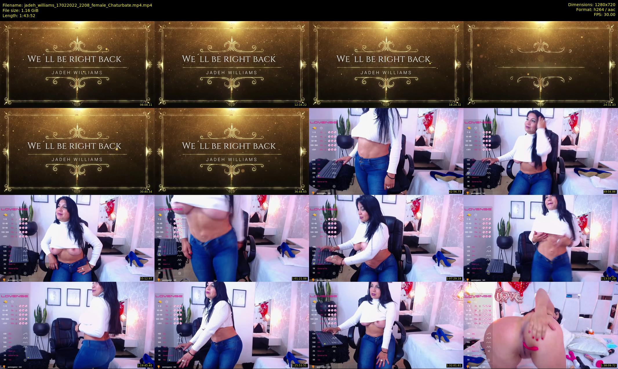 jadeh_williams — 104 minute Chaturbate female cam show recording, 720p, Feb 17, 2022
