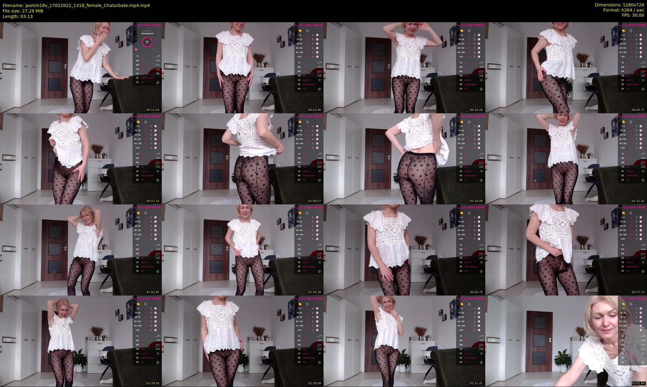 jasmin18v — 4 minute Chaturbate female cam show recording, 720p, Feb 17, 2022