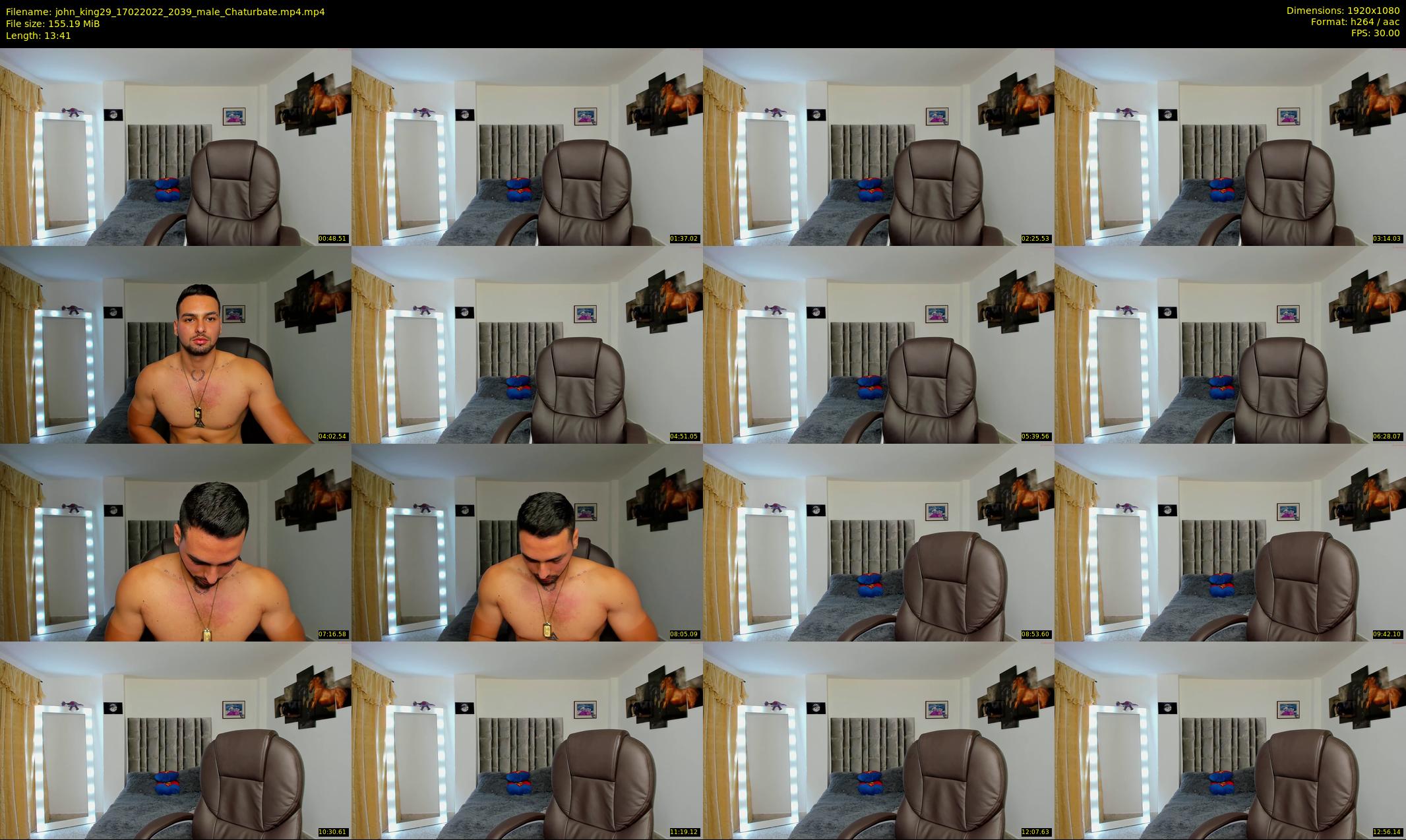 john_king29 — 14 minute Chaturbate male cam show recording, 1080p, Feb 17, 2022
