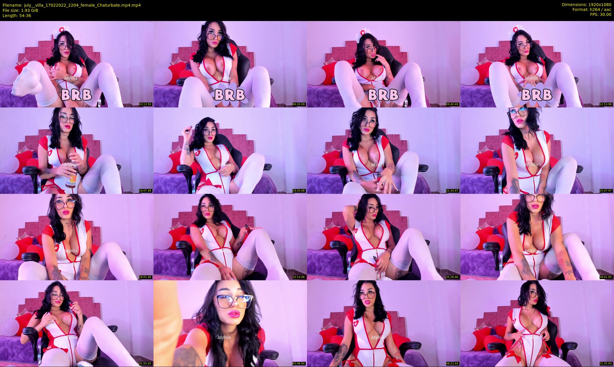july__villa — 55 minute Chaturbate female cam show recording, 1080p, Feb 17, 2022