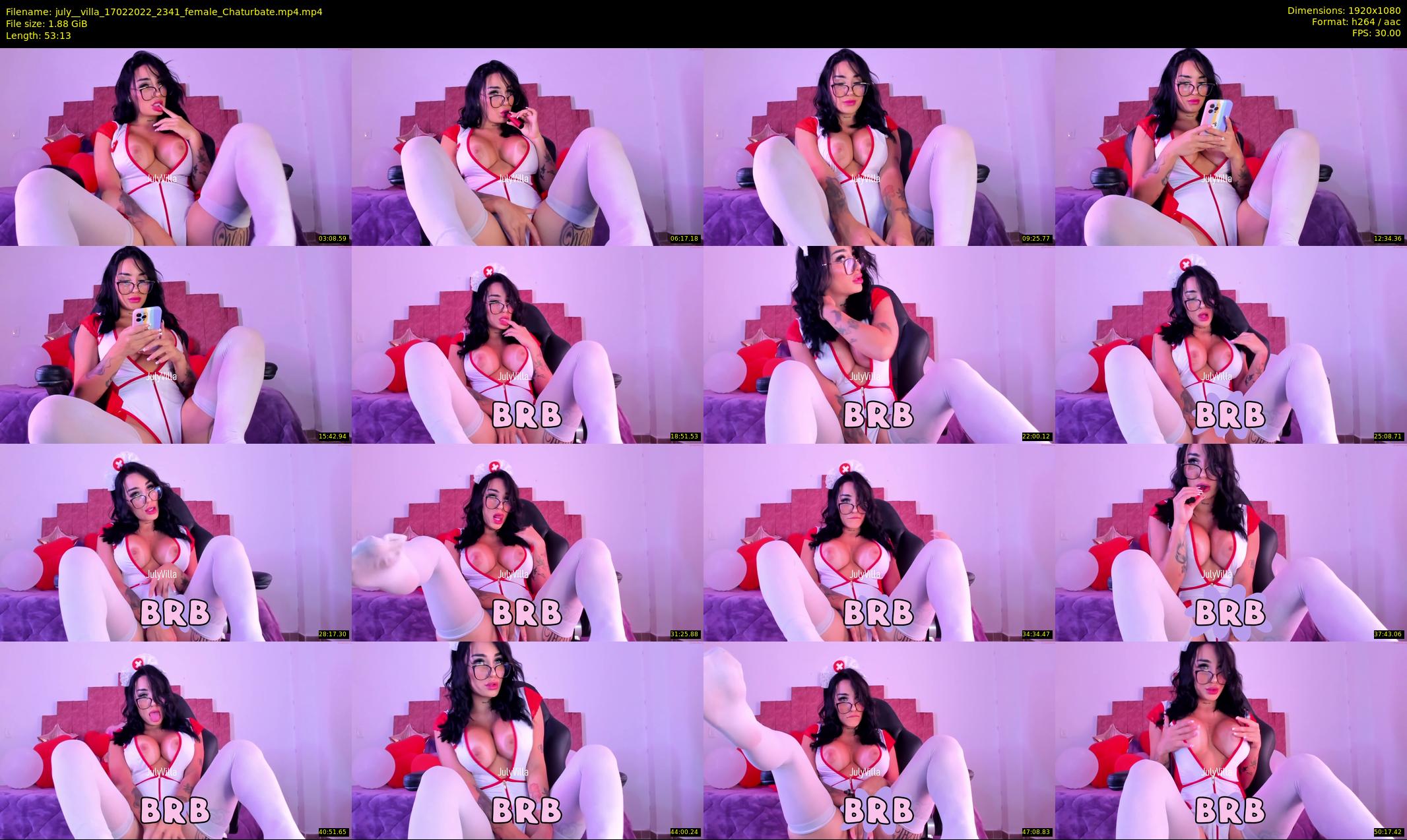 july__villa — 54 minute Chaturbate female cam show recording, 1080p, Feb 17, 2022