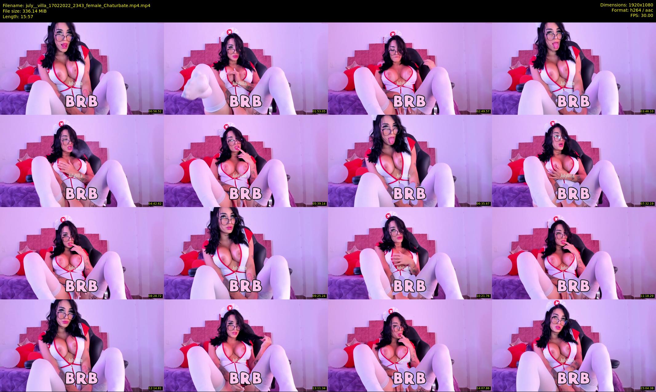 july__villa — 16 minute Chaturbate female cam show recording, 1080p, Feb 17, 2022