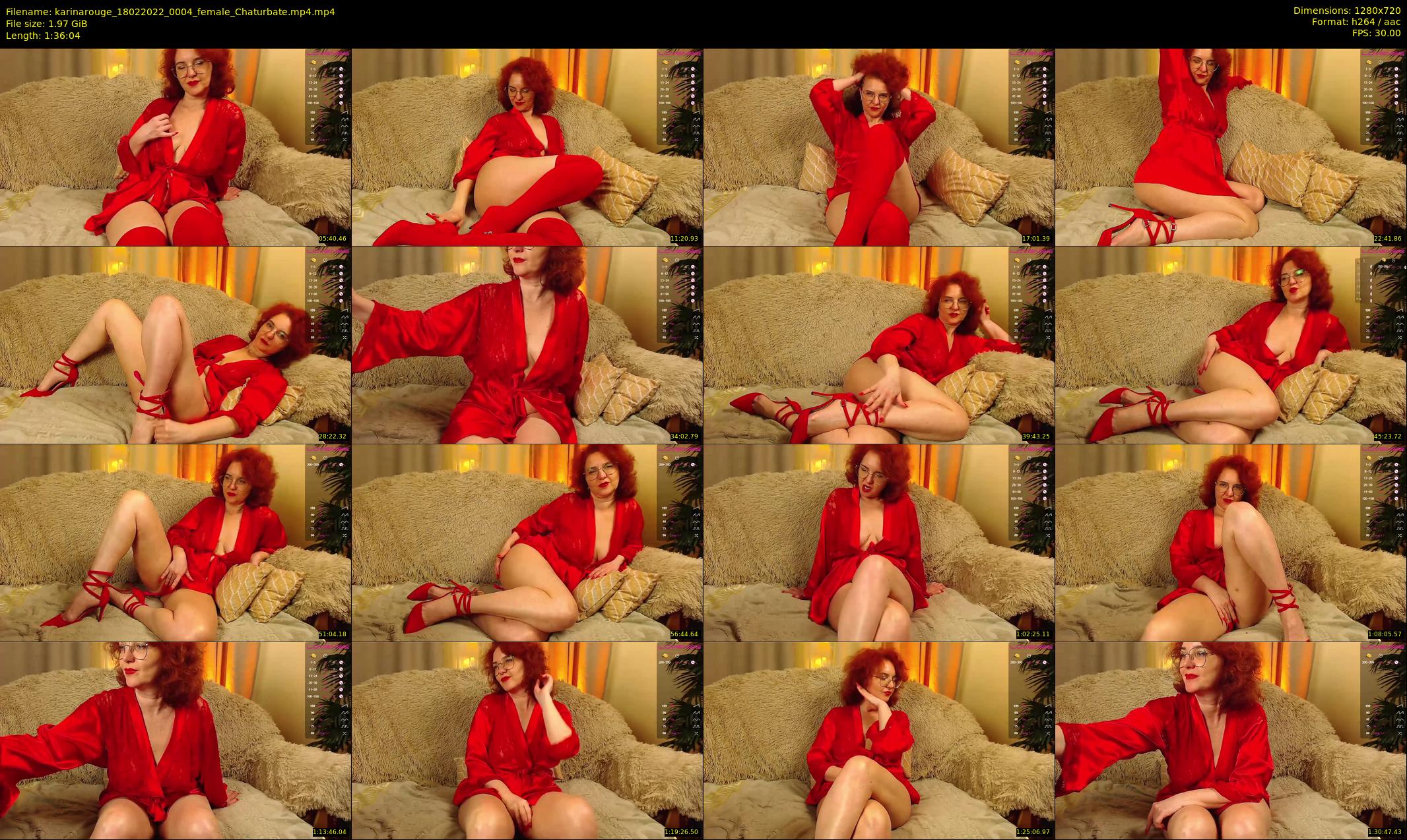 karinarouge — 97 minute Chaturbate female cam show recording, 720p, Feb 18, 2022