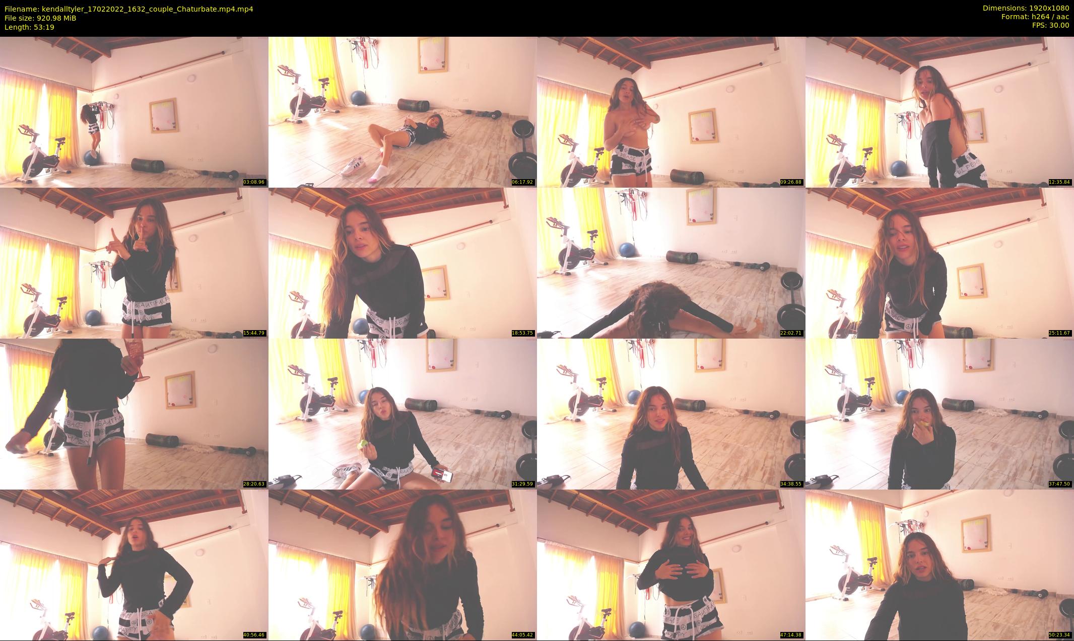 kendalltyler — 54 minute Chaturbate female cam show recording, 1080p, Feb 17, 2022