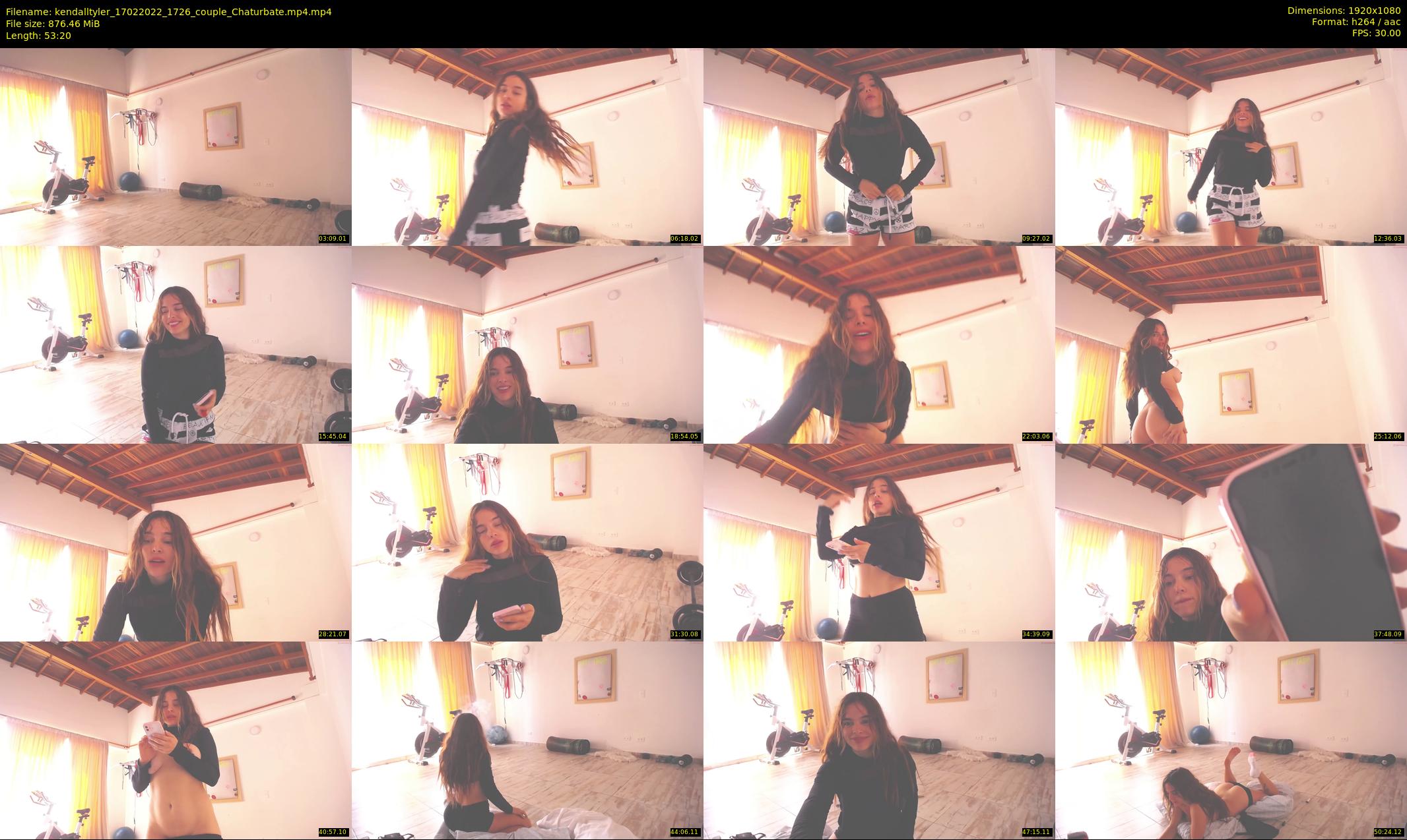 kendalltyler — 54 minute Chaturbate female cam show recording, 1080p, Feb 17, 2022
