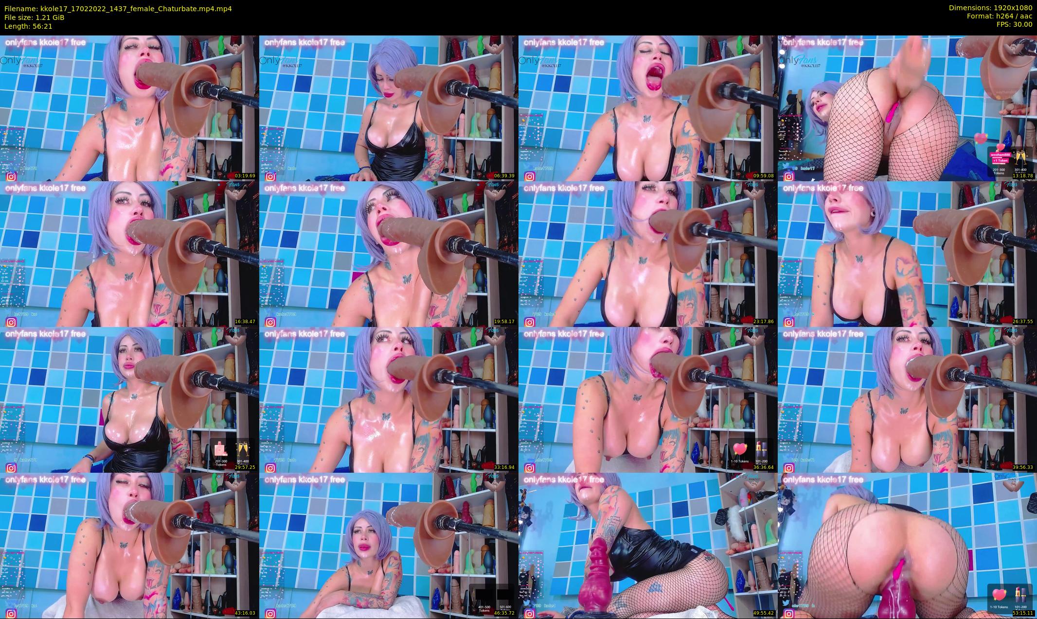 kkole17 — 57 minute Chaturbate female cam show recording, 1080p, Feb 17, 2022